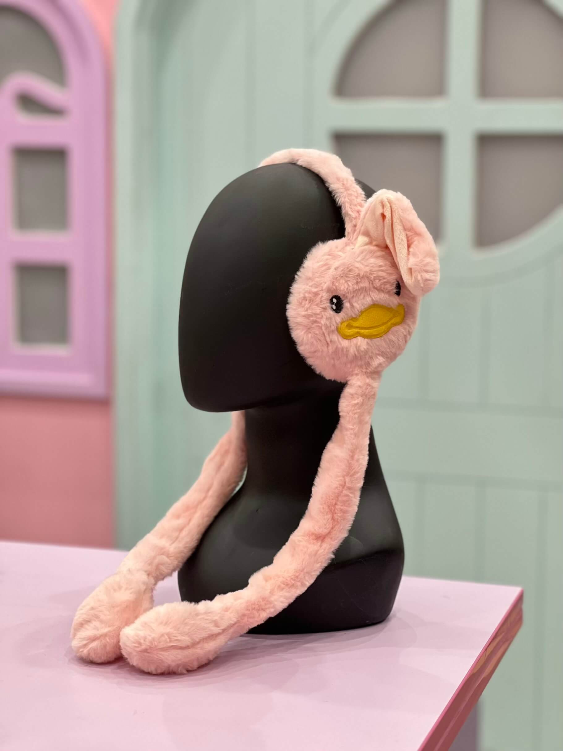 گوشگیر پمپی جوجه صورتی