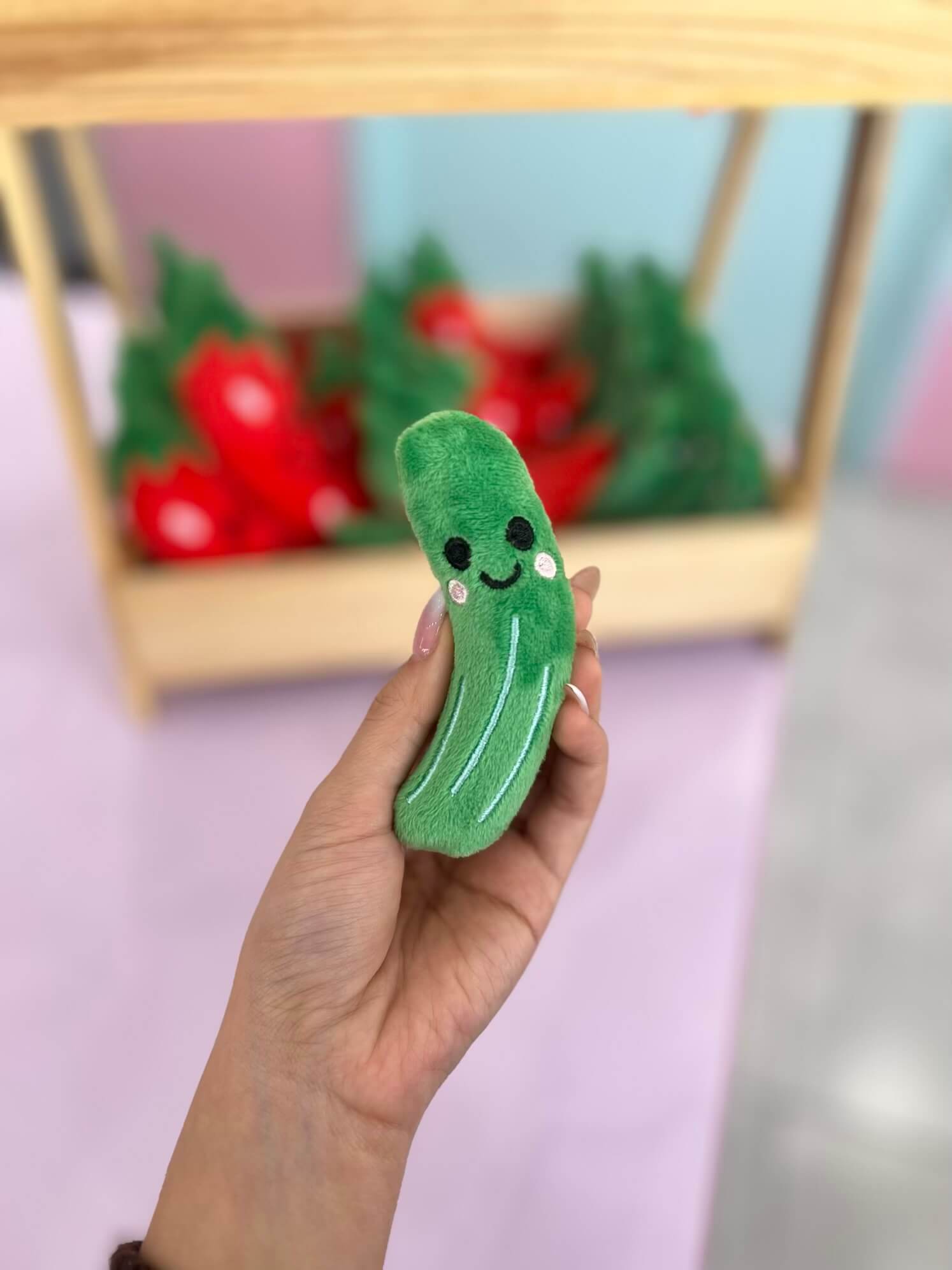 آویز عروسکی فلفل و خیار