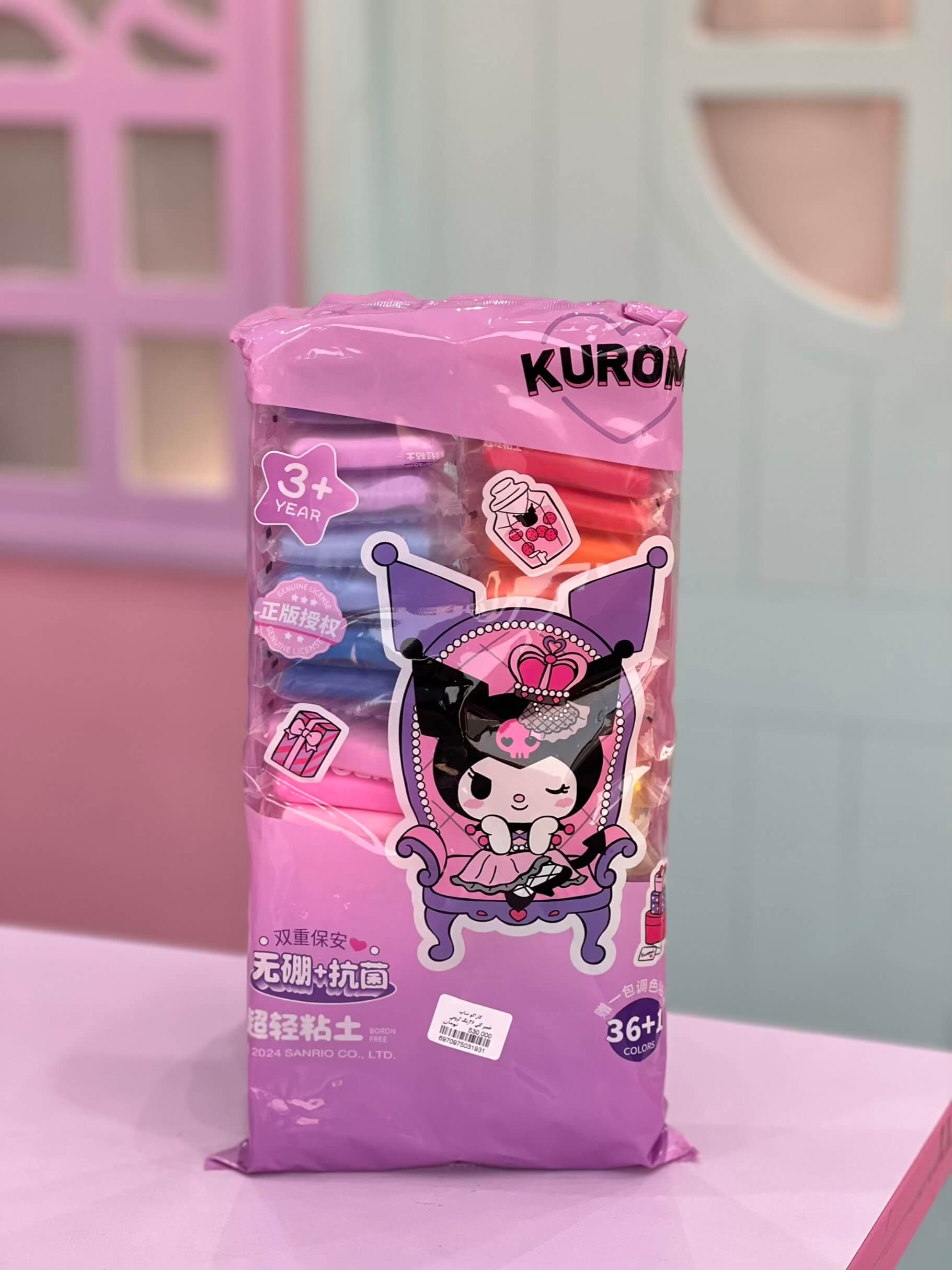 خمیر کلی 36رنگ کرومی