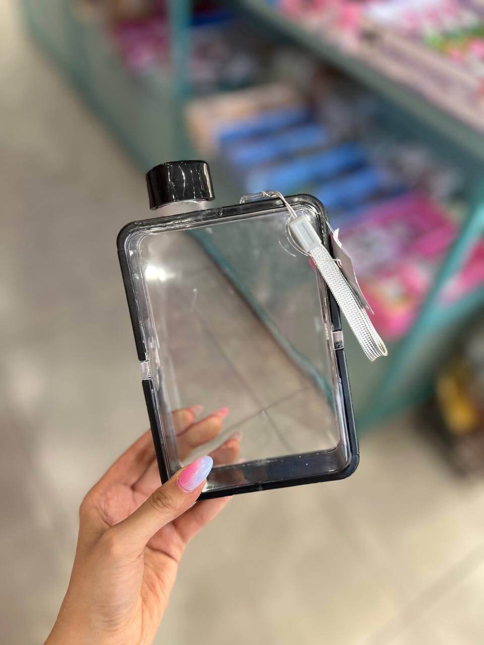 قمقمه کتابی شفاف گارد دار