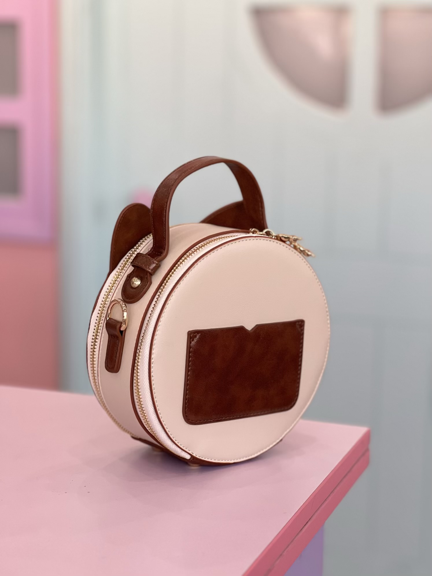 کیف گربه عینکی گرد اورجینال