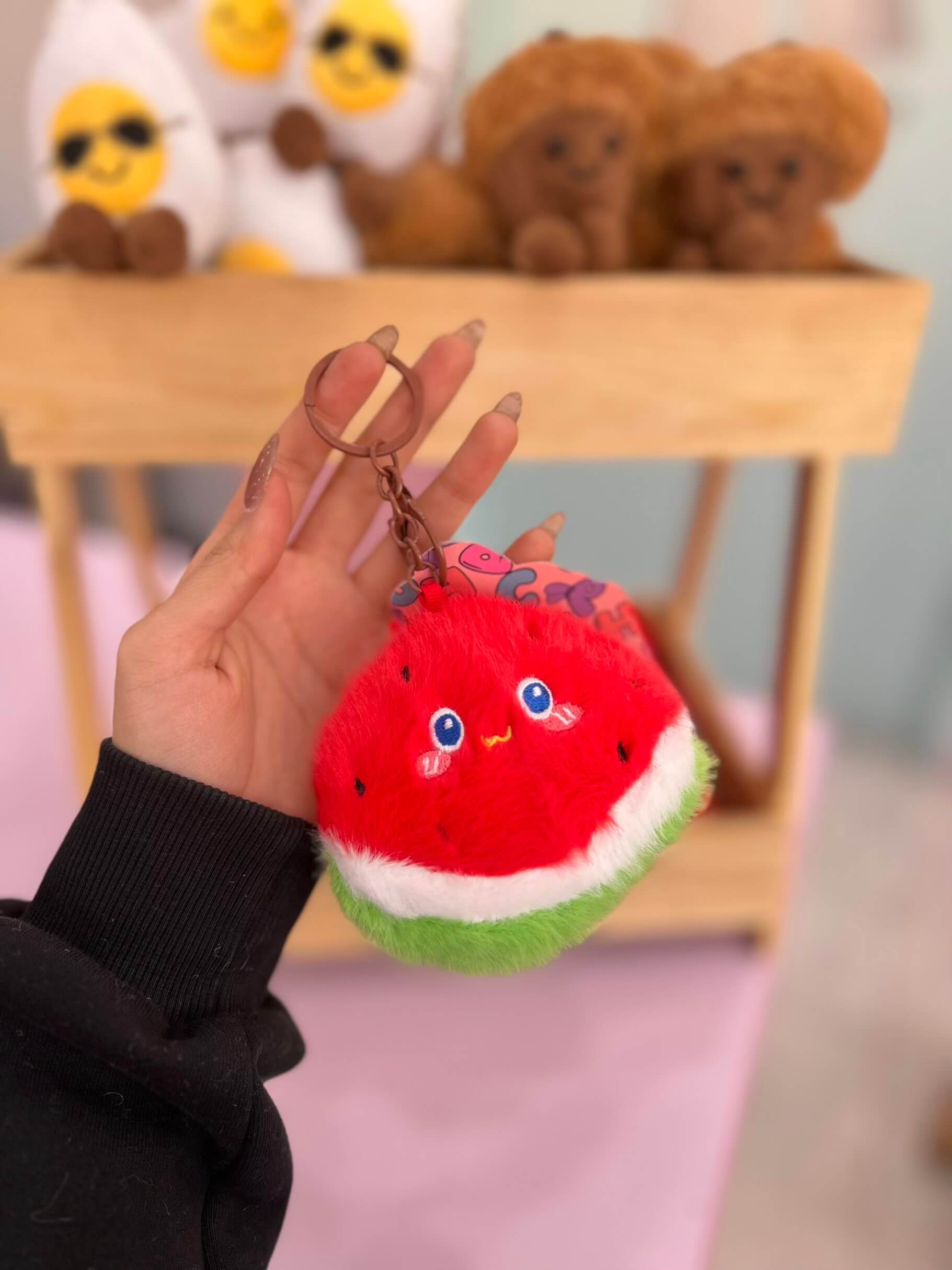 آویز عروسکی بلوط و تخم مرغ و هندوانه