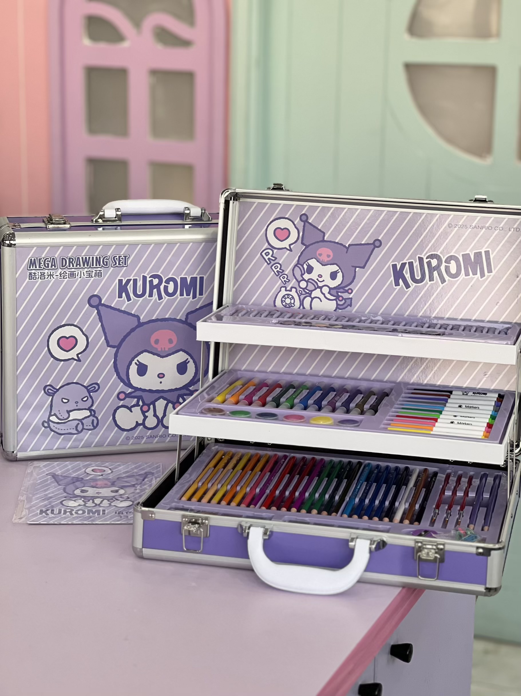 چمدان رنگ آمیزی کرومی اورجینال