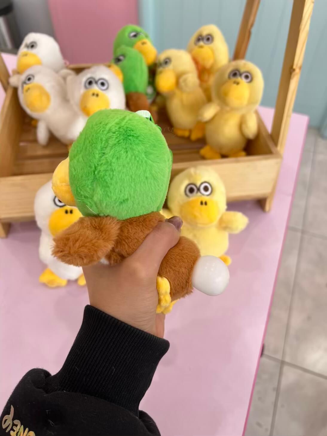 آویز عروسکی اردک و گربه