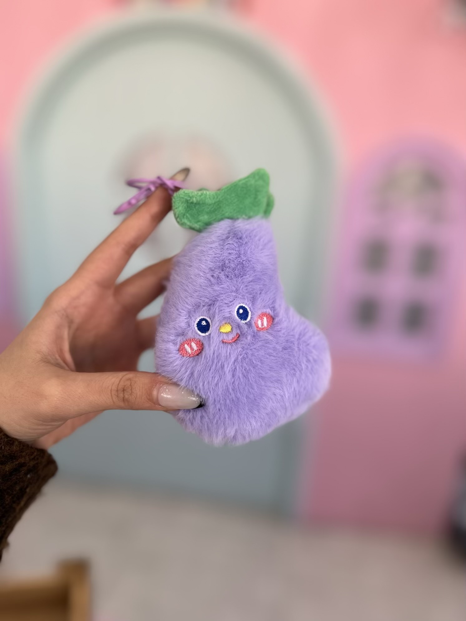 آویز عروسکی میوه پولیشی وارداتی