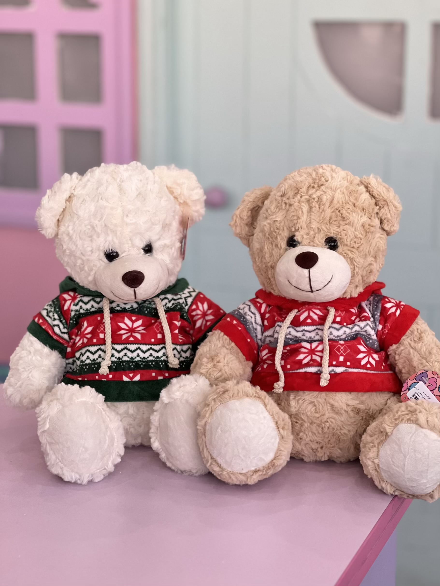 خرس لباس بافتنی کلاهدار