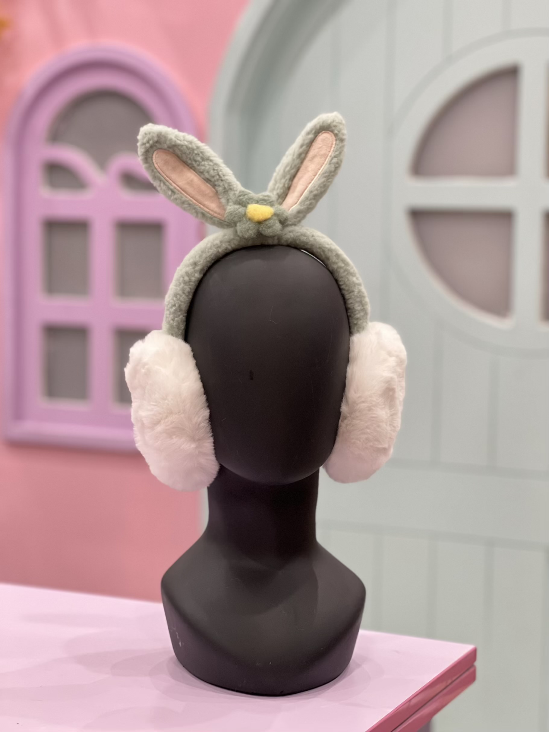 گوشگیر ساده خرگوشی گلدار