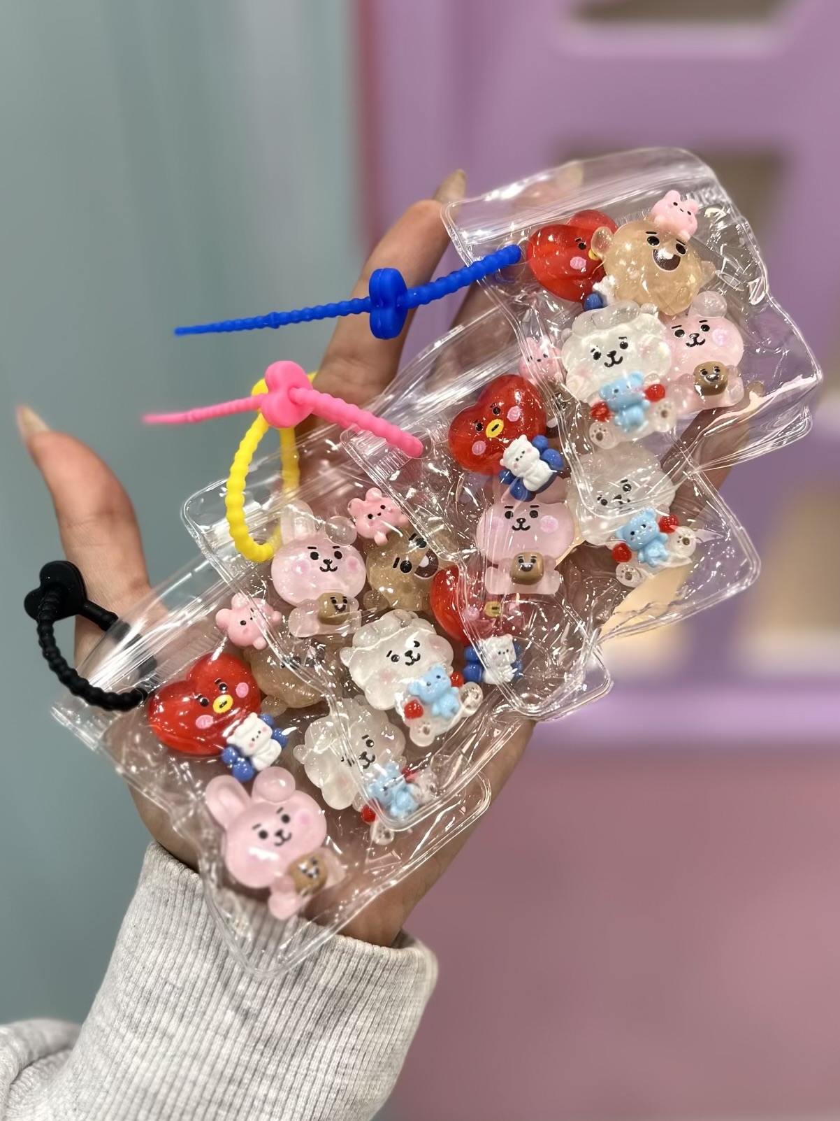 آویز وکیوم سیلیکونی BTS