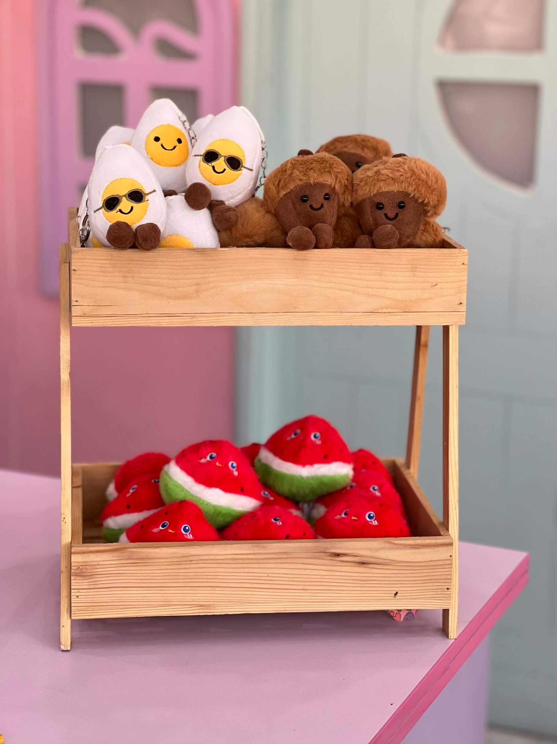 آویز عروسکی بلوط و تخم مرغ و هندوانه