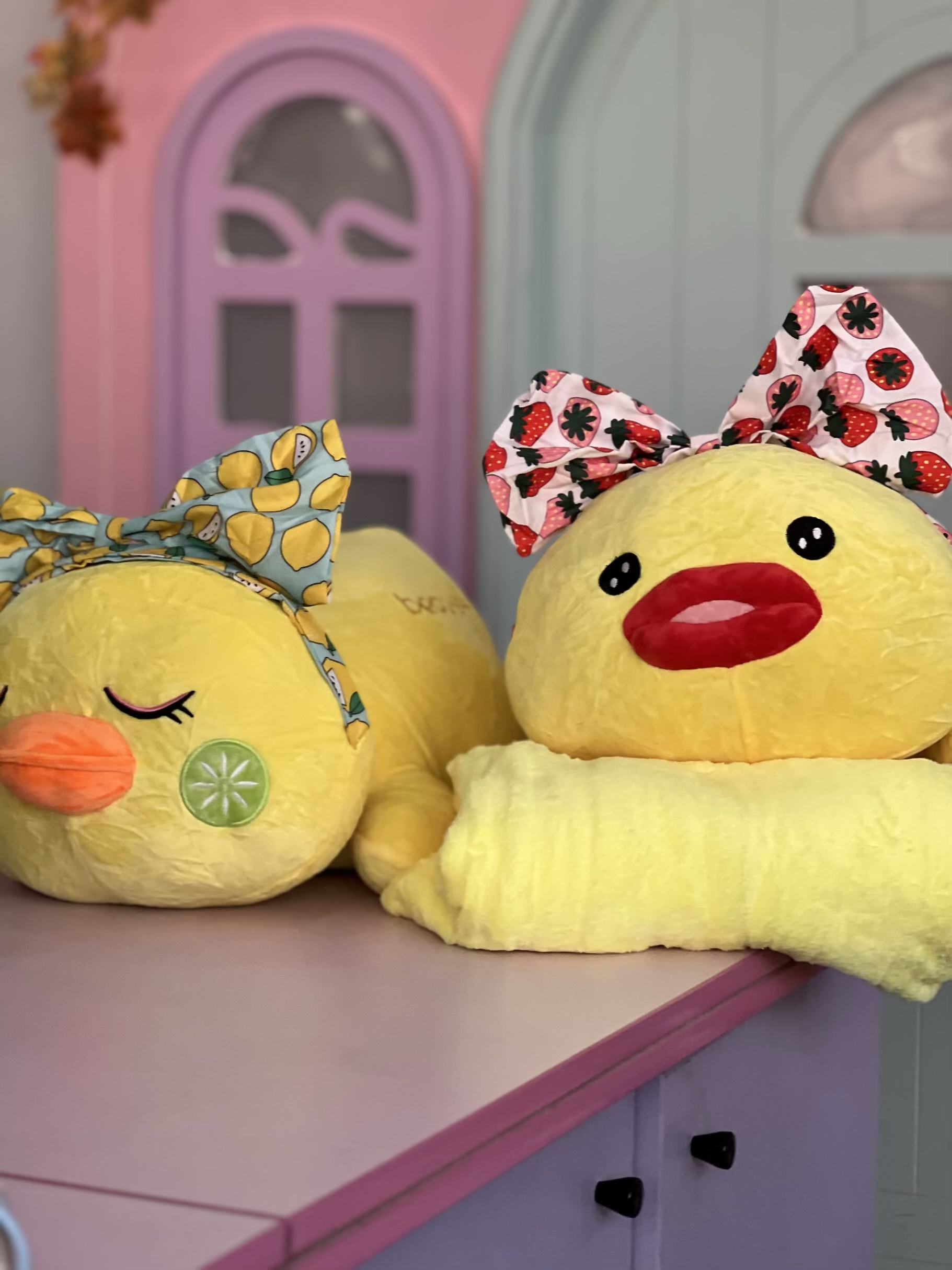 پتو بالشتی جوجه پاپیونی