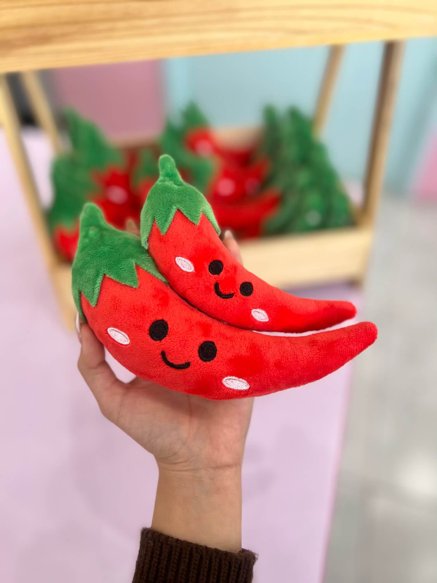 آویز عروسکی فلفل و خیار