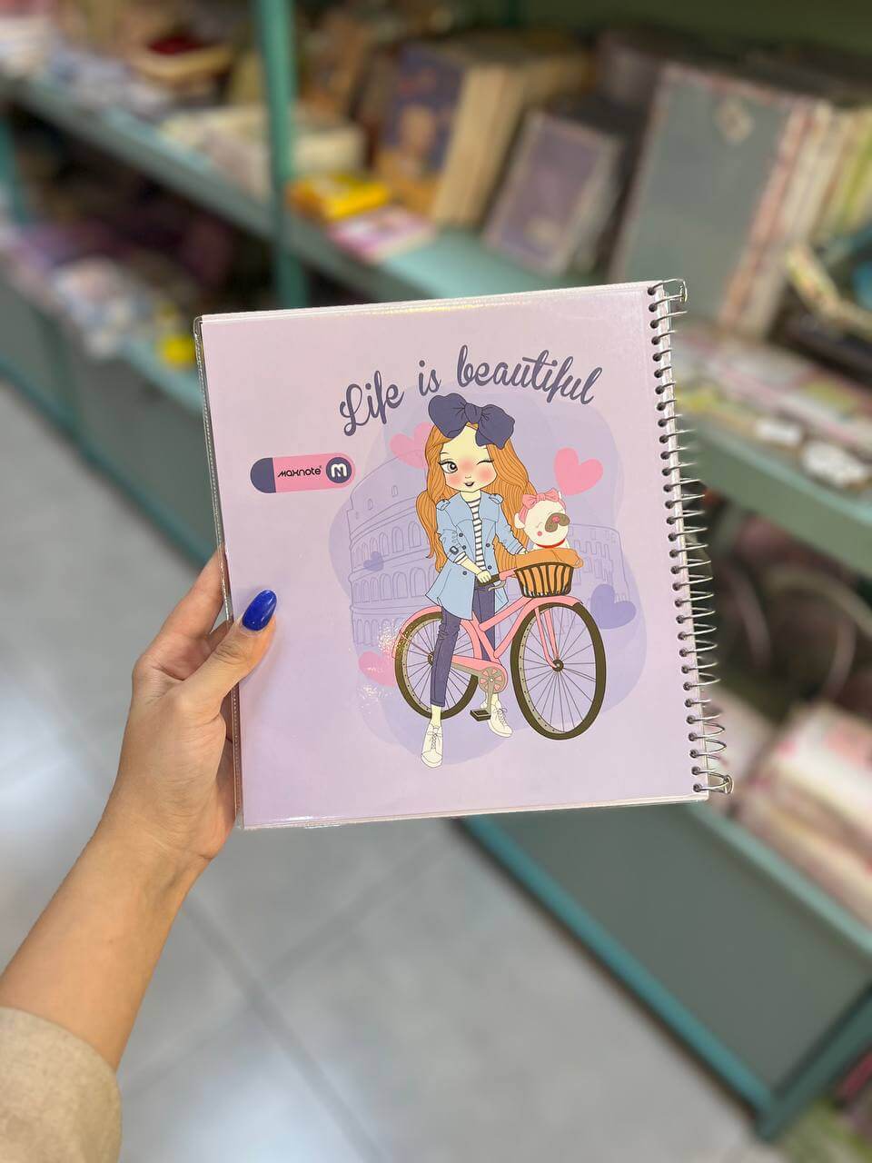 دفتر خشتی دختر 100برگ