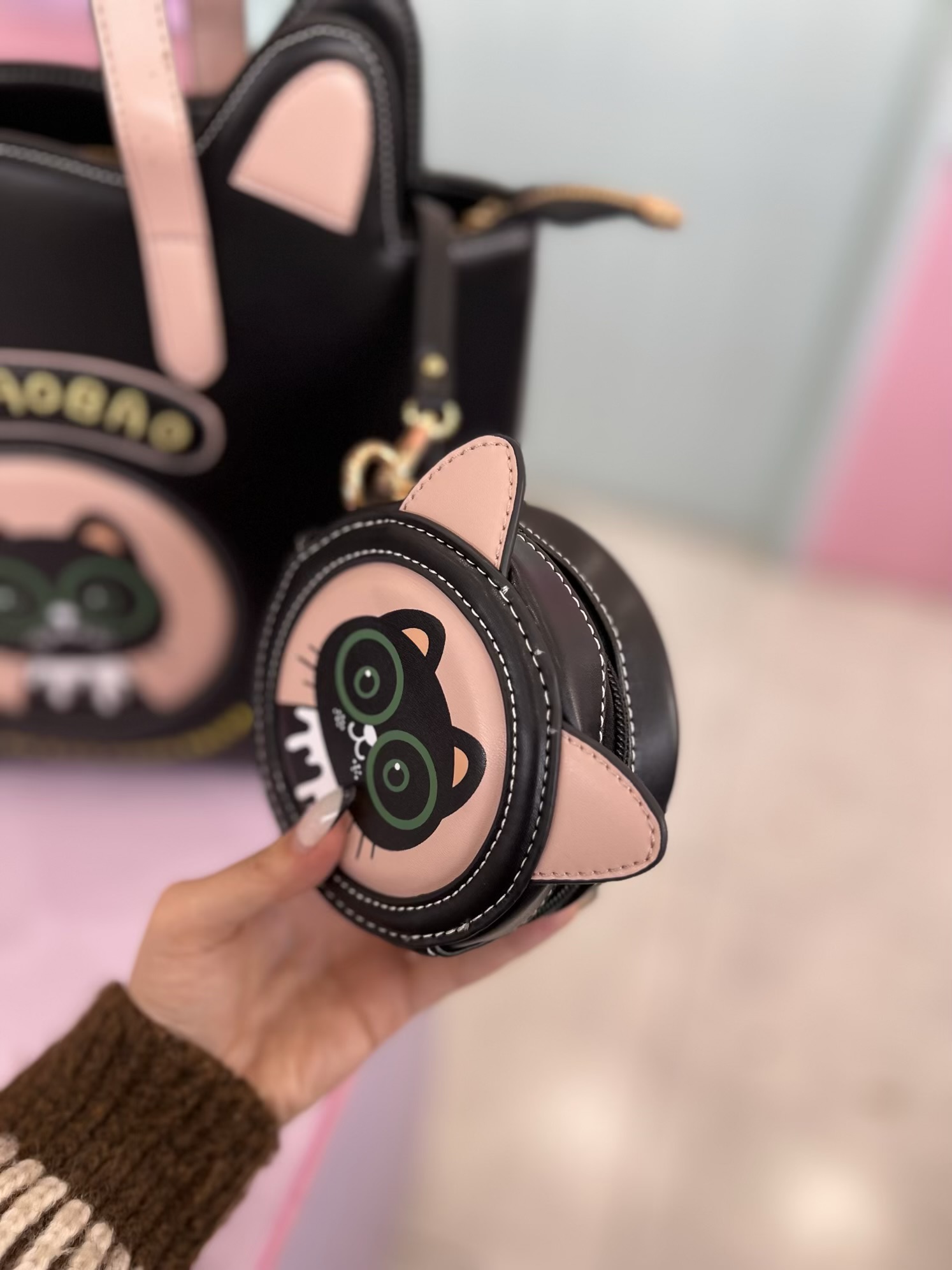 کیف گربه عینکی بزرگ اورجینال