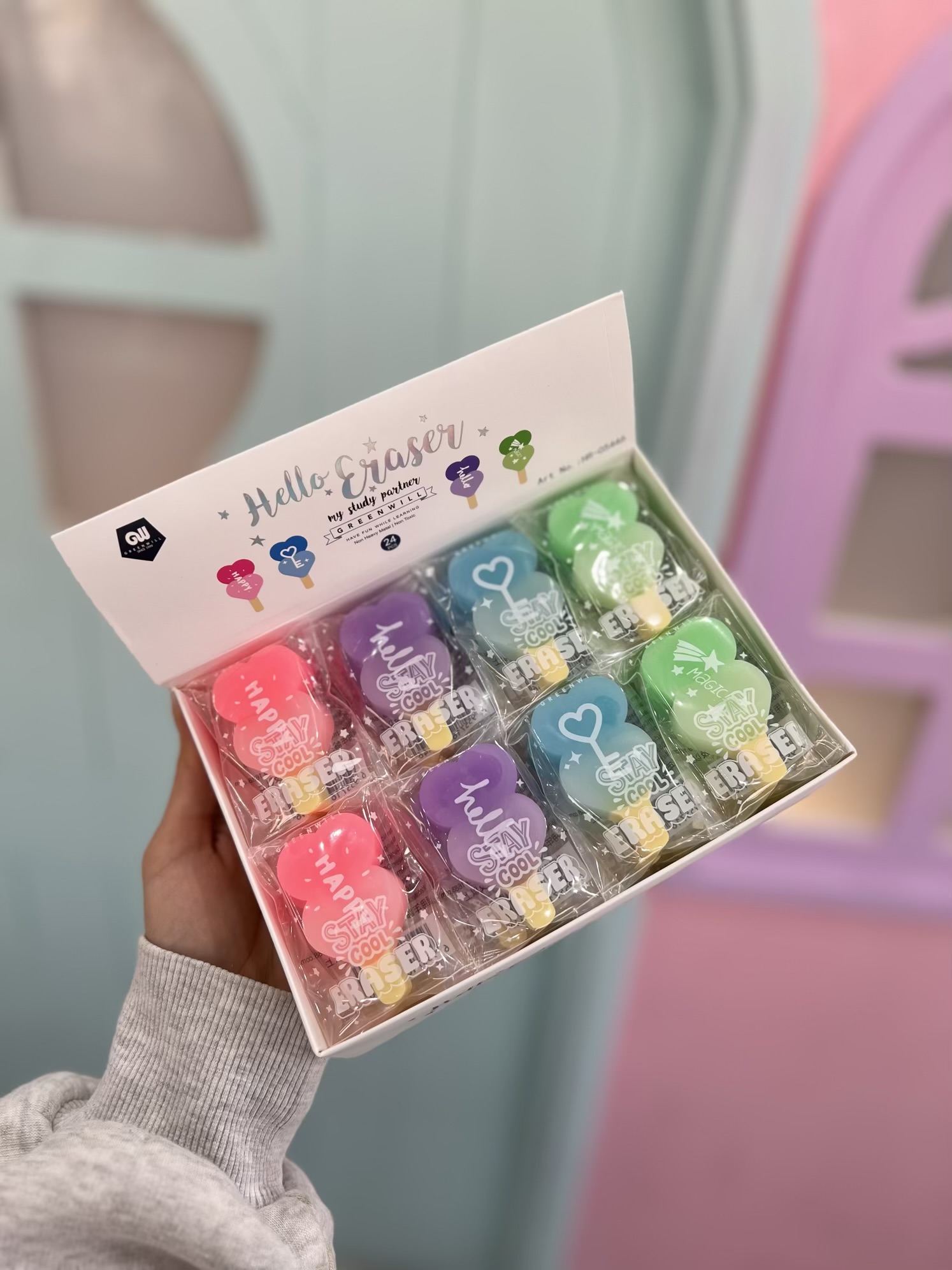 پاککن بستنی فومی آبرنگی