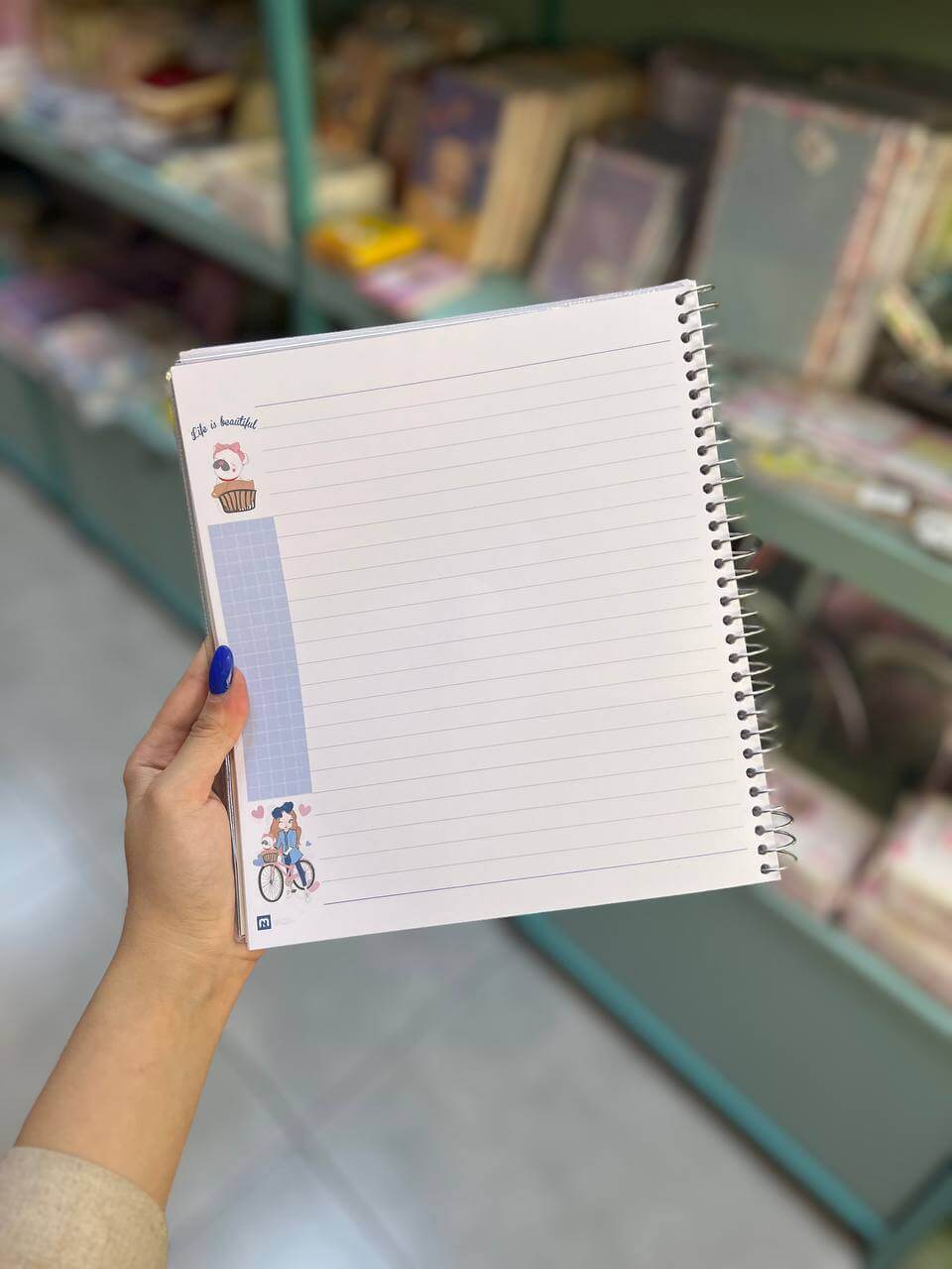 دفتر خشتی دختر 100برگ