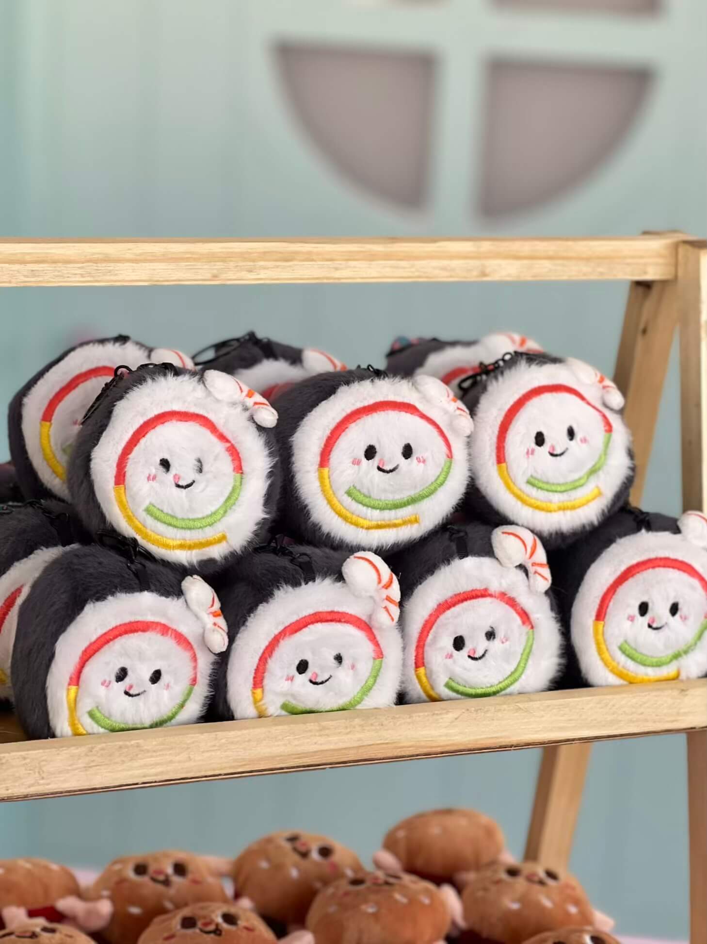 آویز عروسکی سوشی و همبرگر