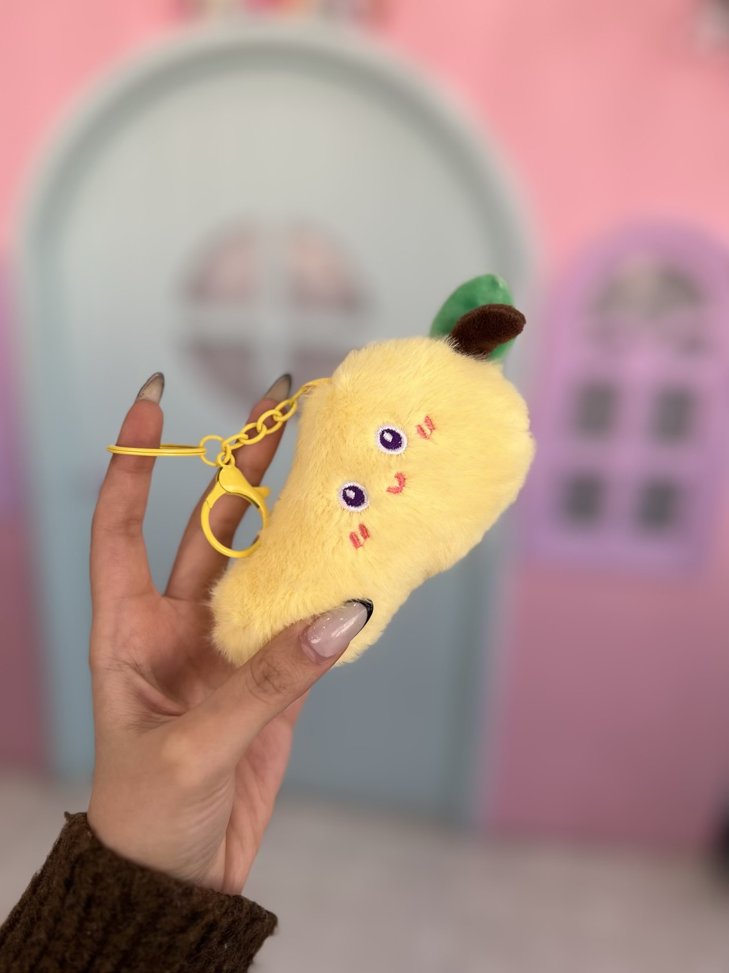 آویز عروسکی میوه پولیشی وارداتی