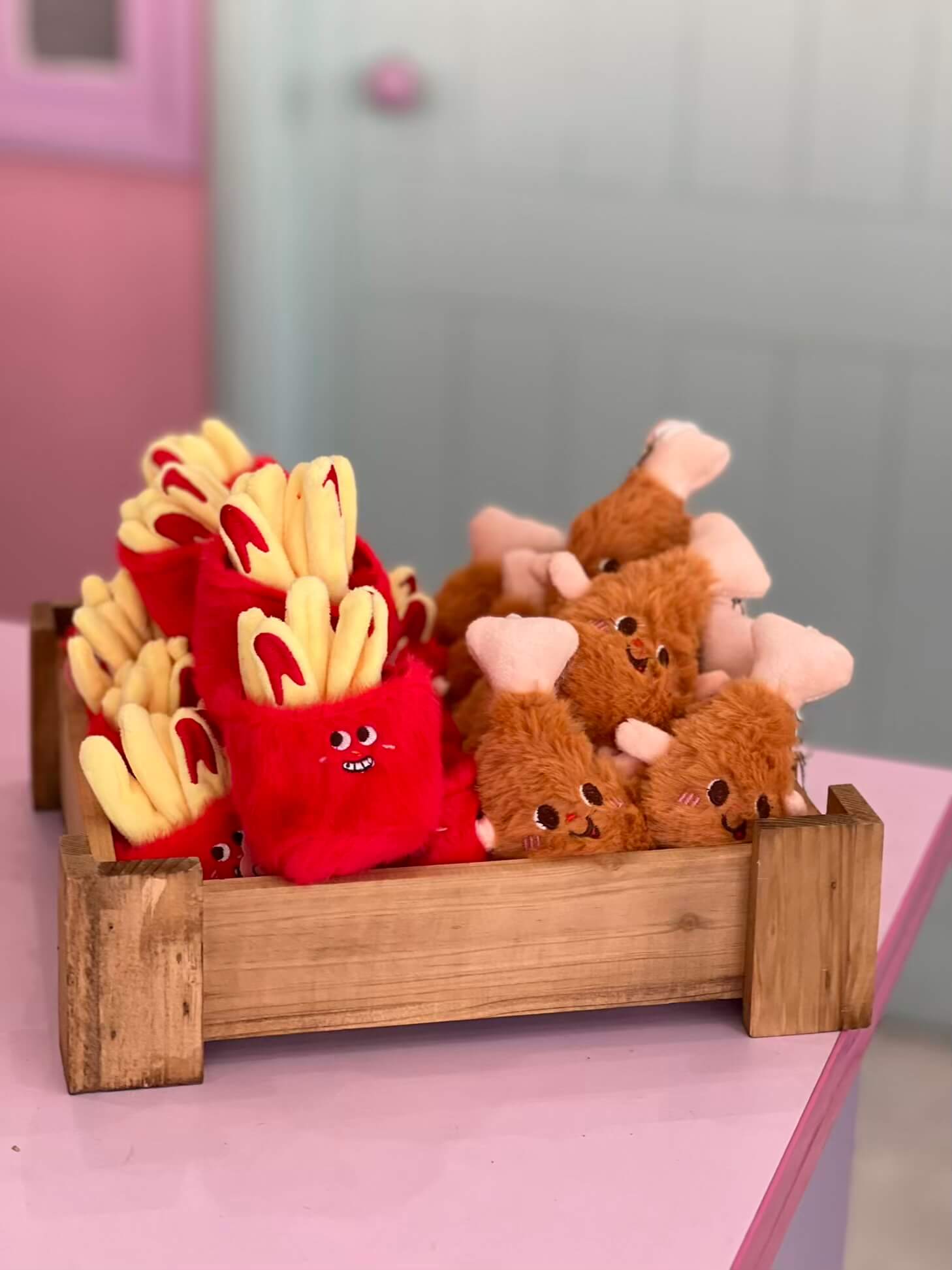 آویز عروسکی سیب زمینی و مرغ سوخاری