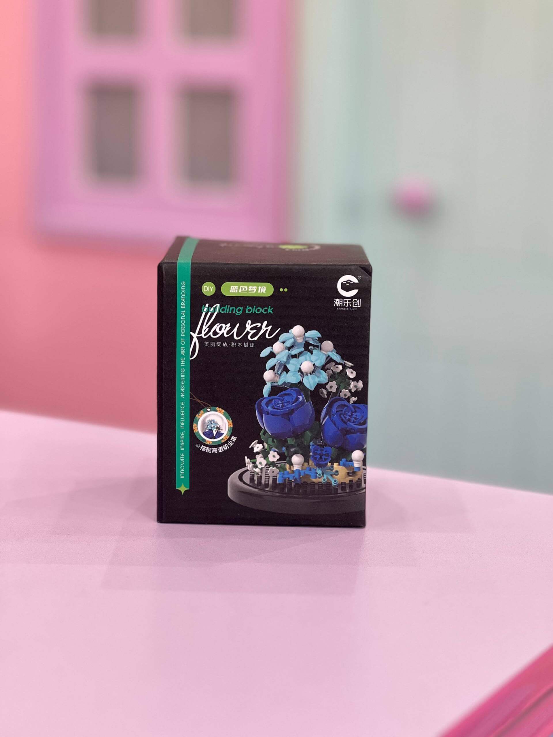 لگو گل کلاسیک آبی مشکی