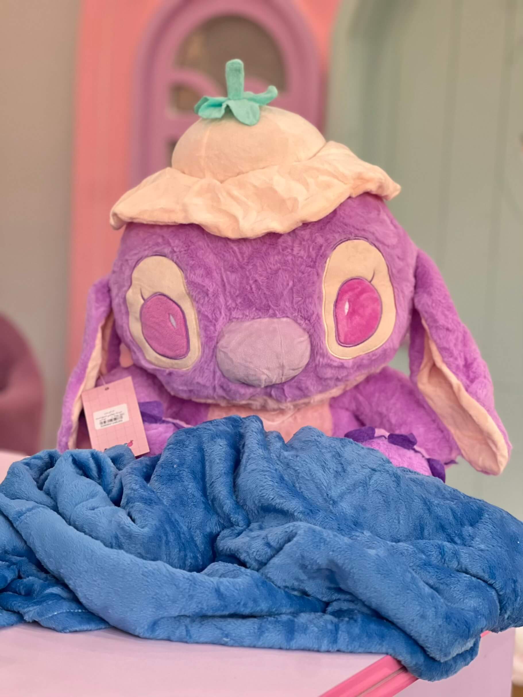 پتو بالشتی استیج کلاهدار بنفش