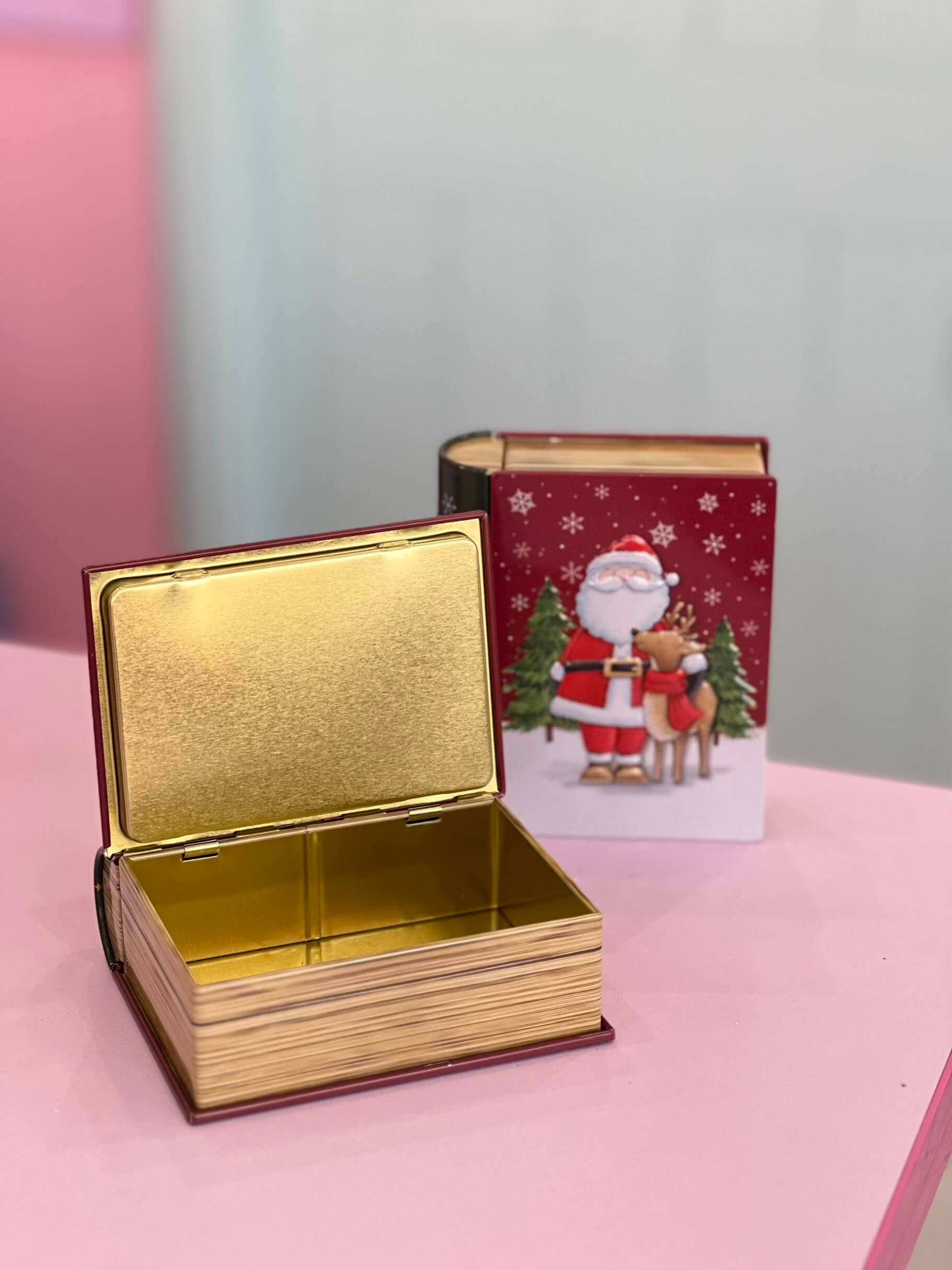 جعبه فلزی طرح کتاب