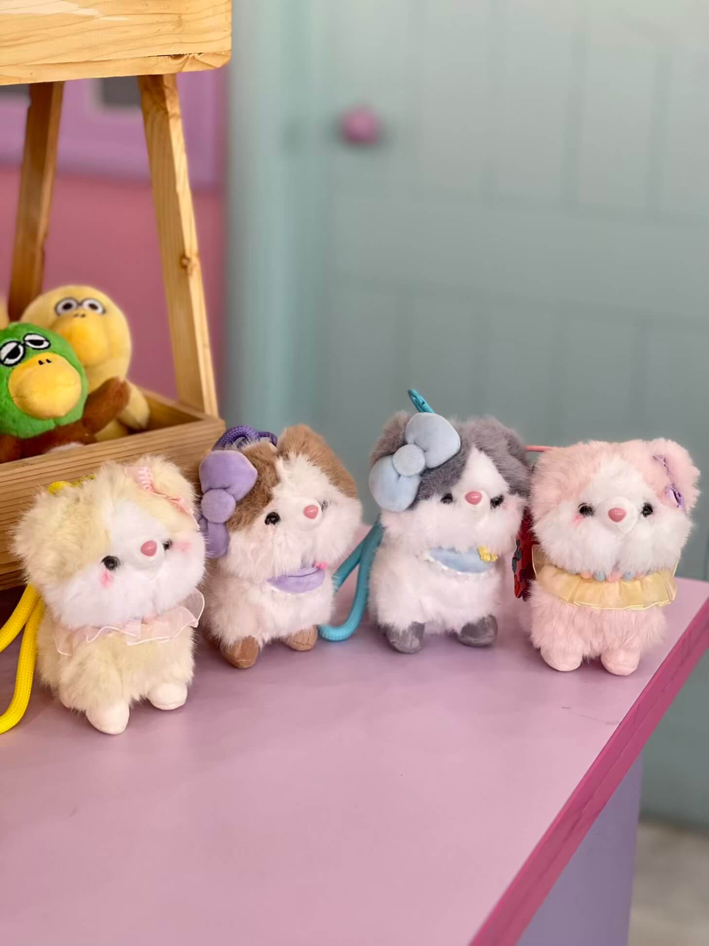 آویز عروسکی اردک و گربه