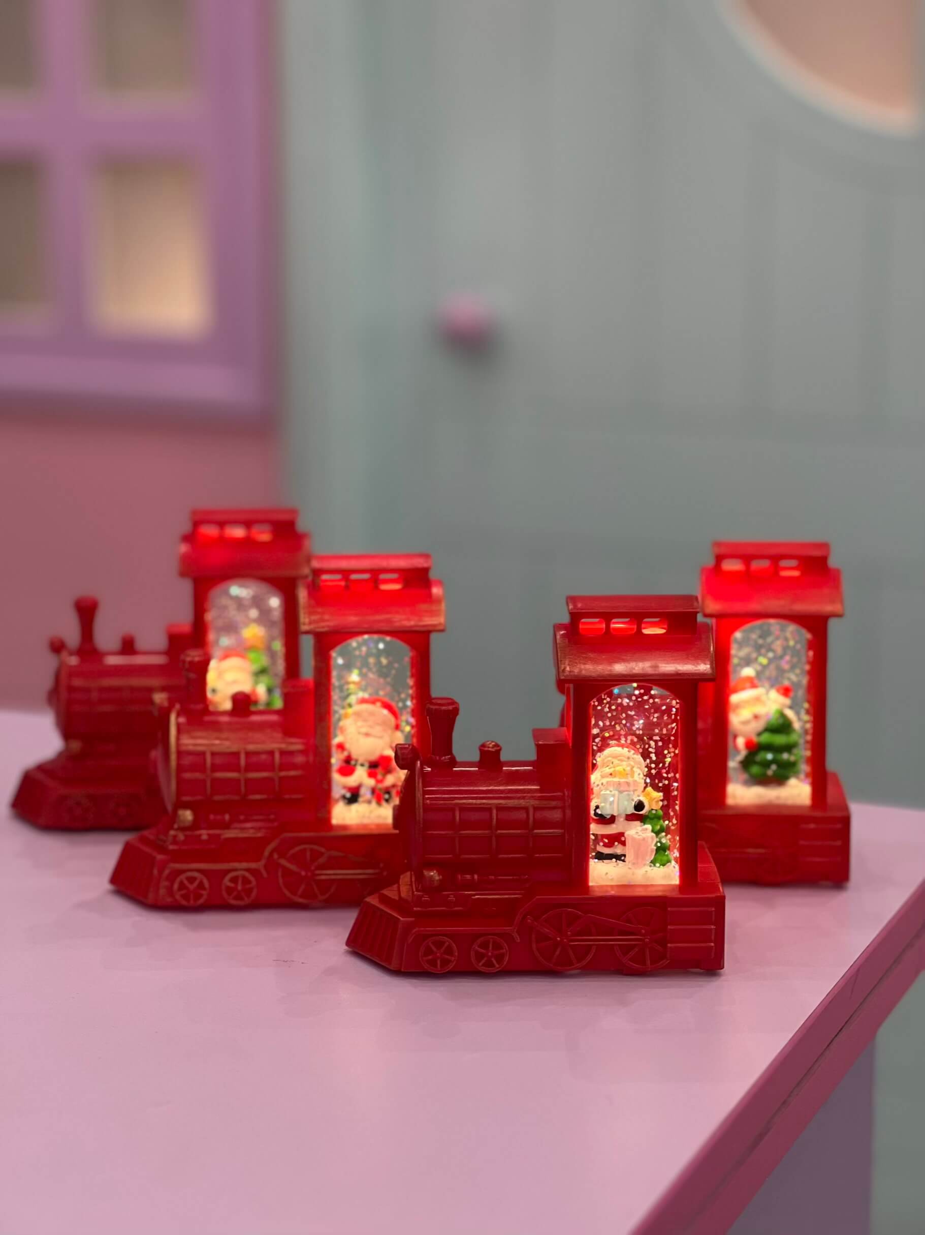 گوی چراغدار قطار کریسمسی