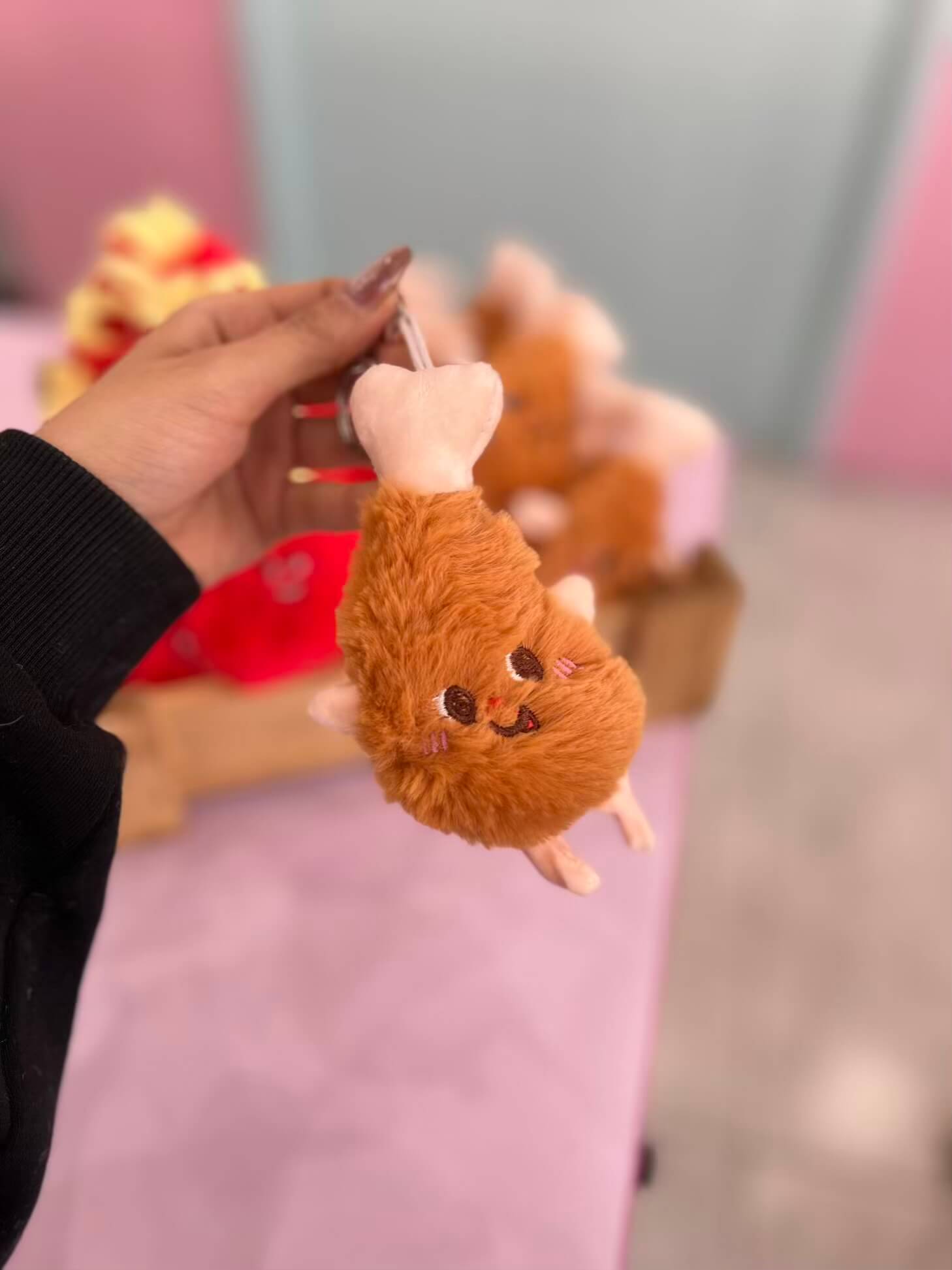 آویز عروسکی سیب زمینی و مرغ سوخاری