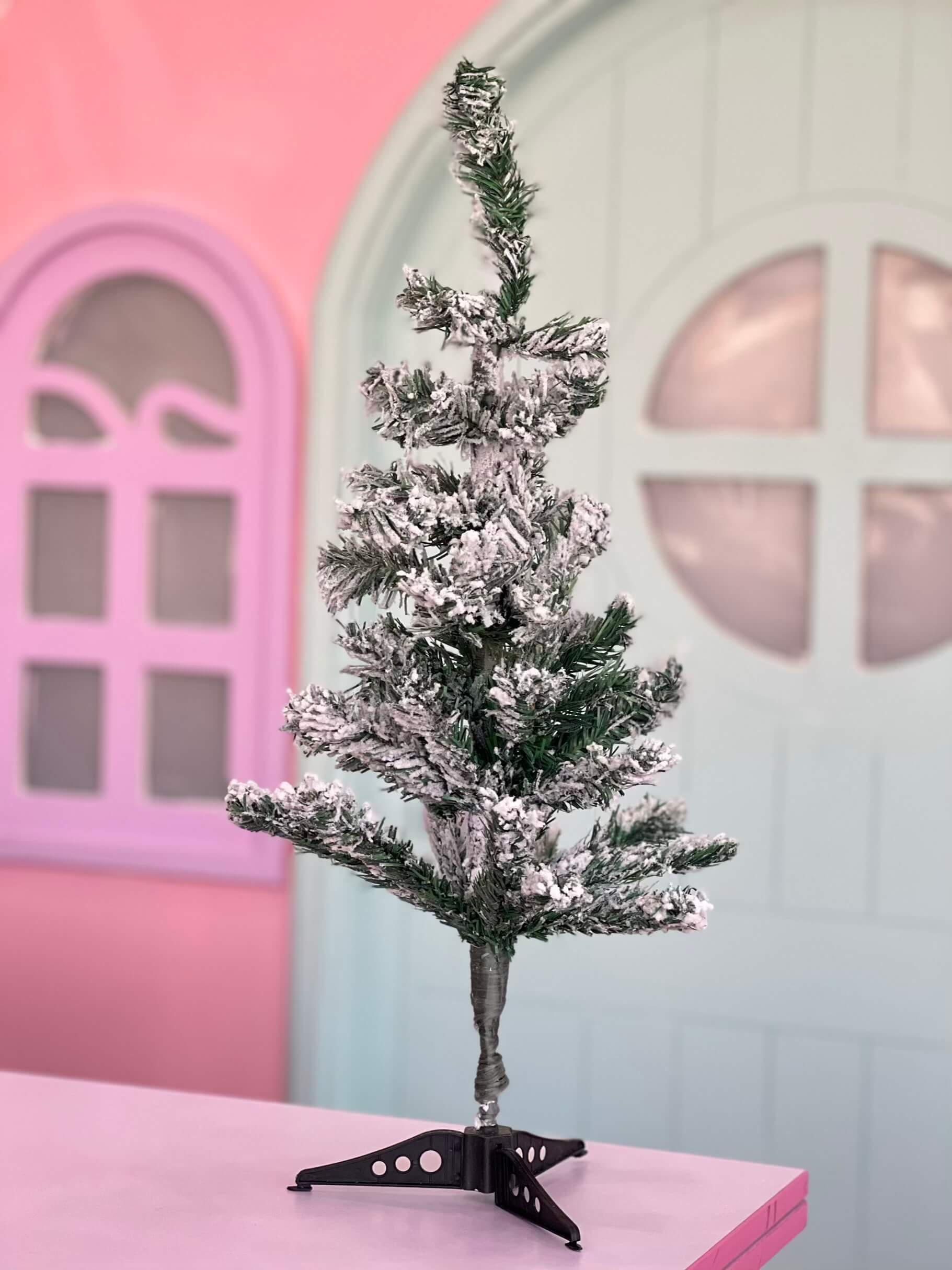 درخت کاج کریسمس تمام برفی 60 و 90سانت