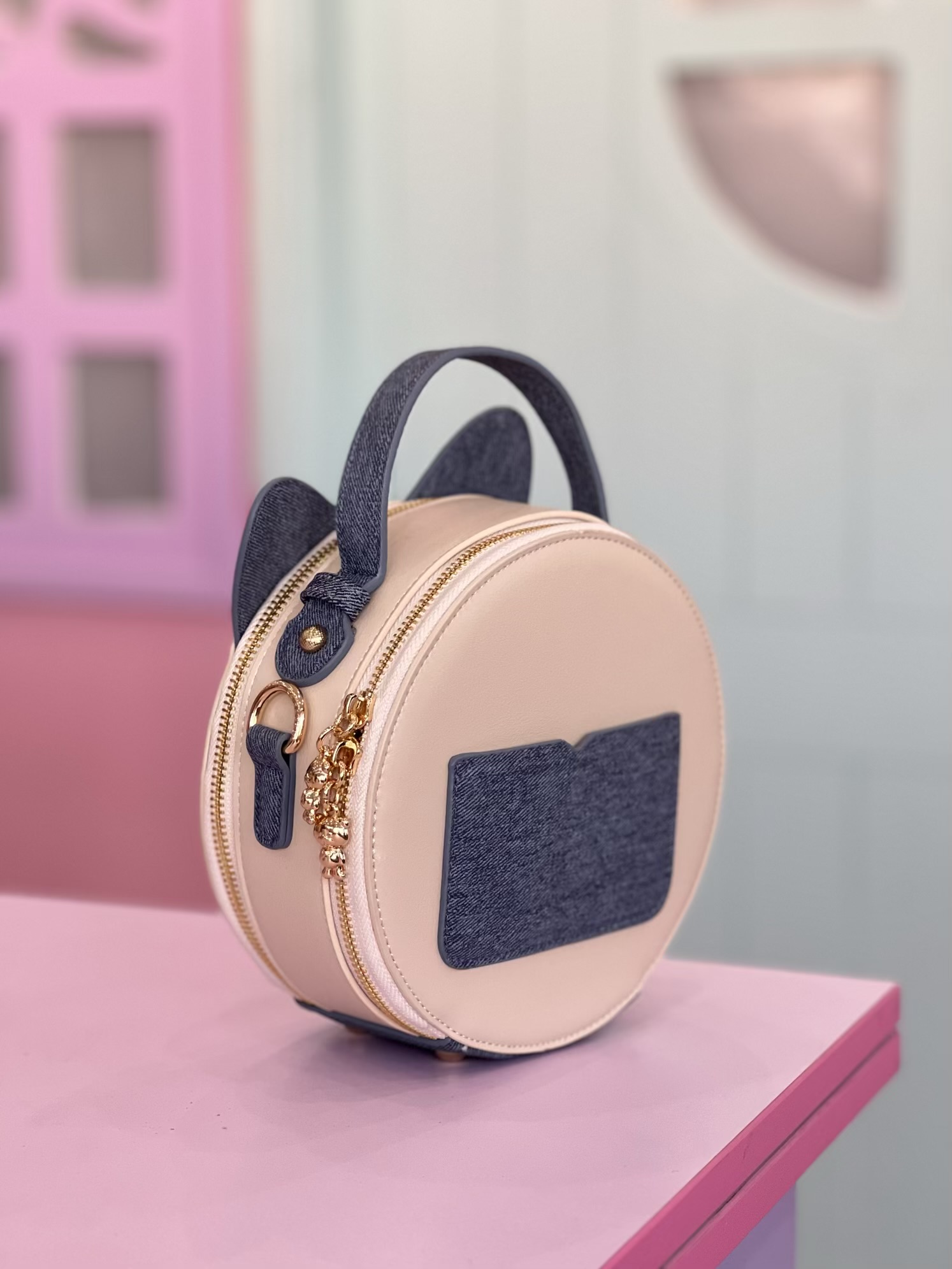 کیف گربه عینکی گرد اورجینال