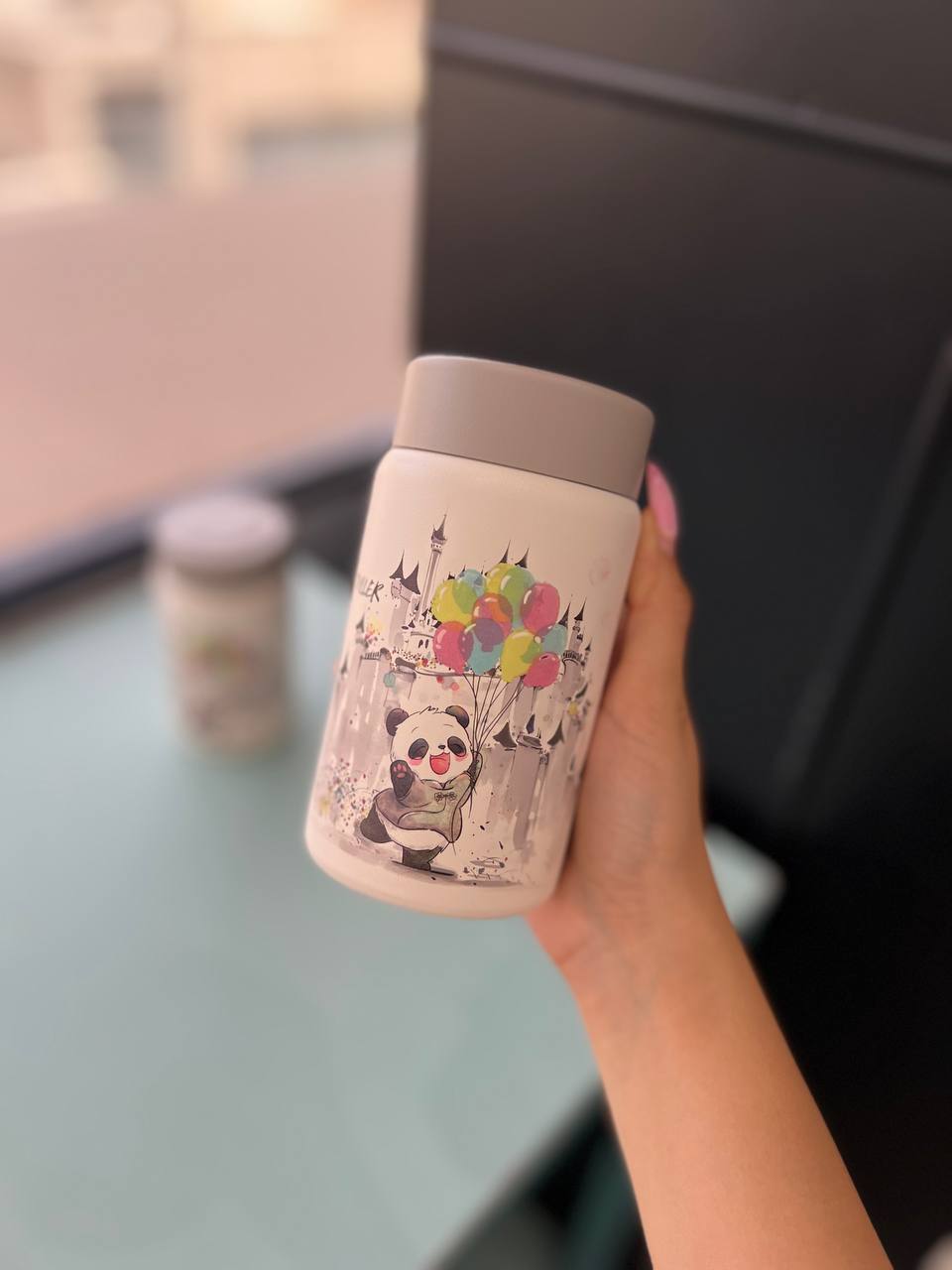 مینی فلاسک پاندا و بادکنک
