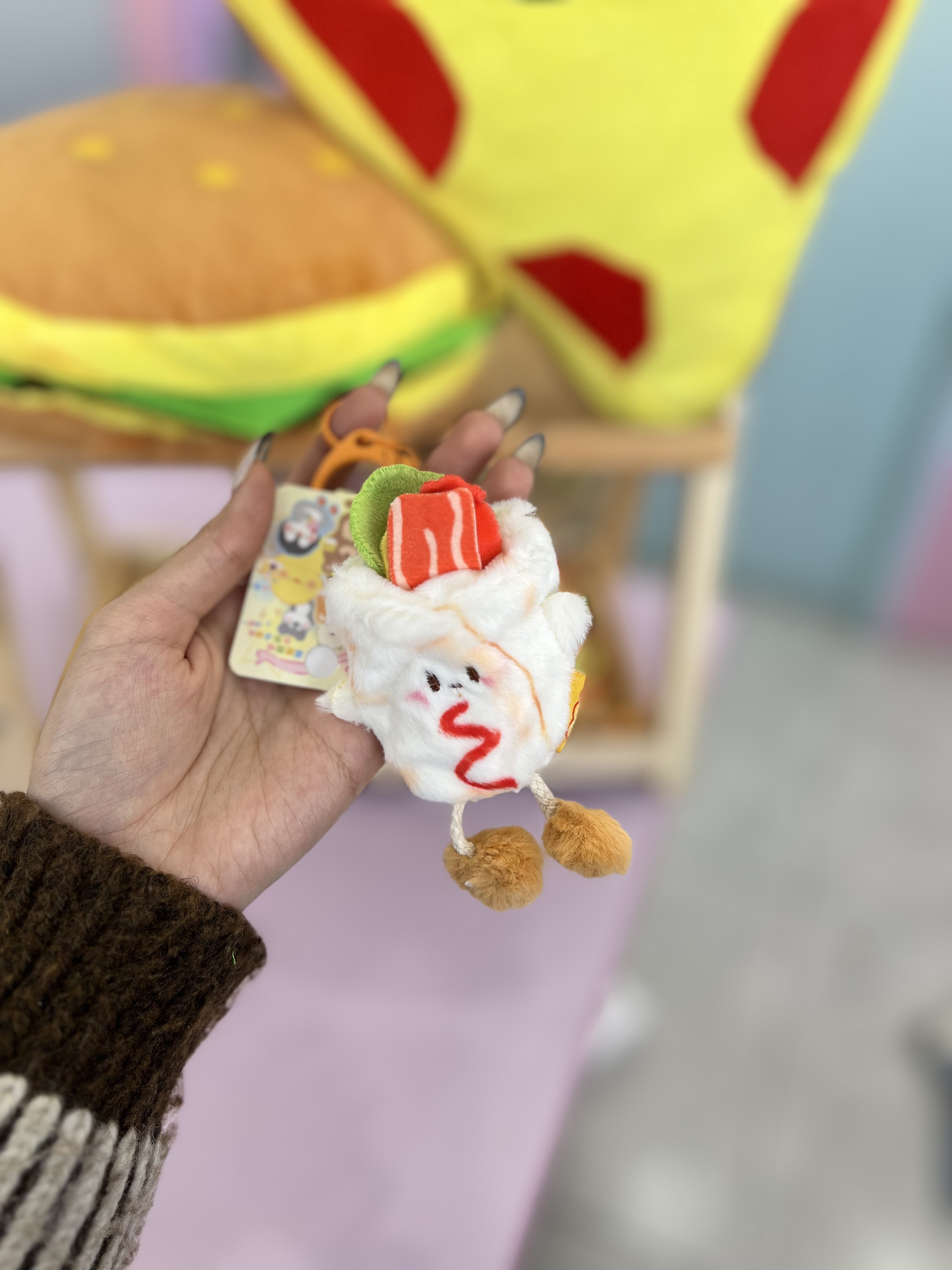 آویز عروسکی فست فود