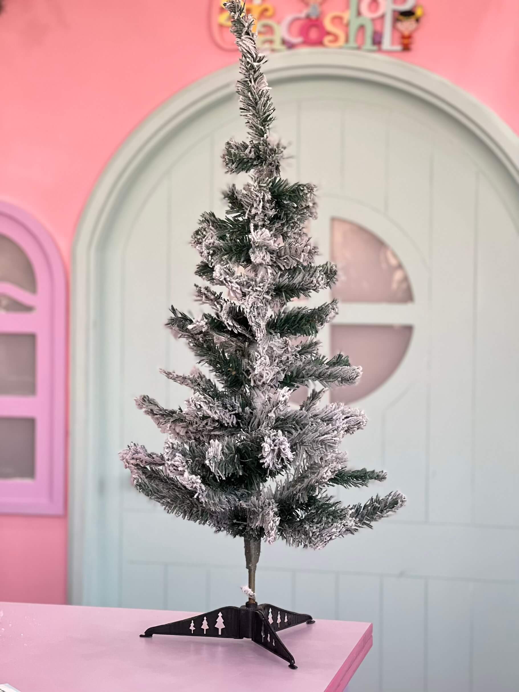 درخت کاج کریسمس تمام برفی 60 و 90سانت