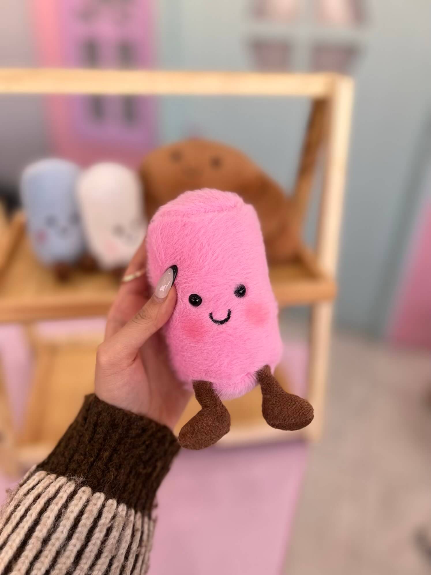 آویز عروسکی کروسان و مارشمالو