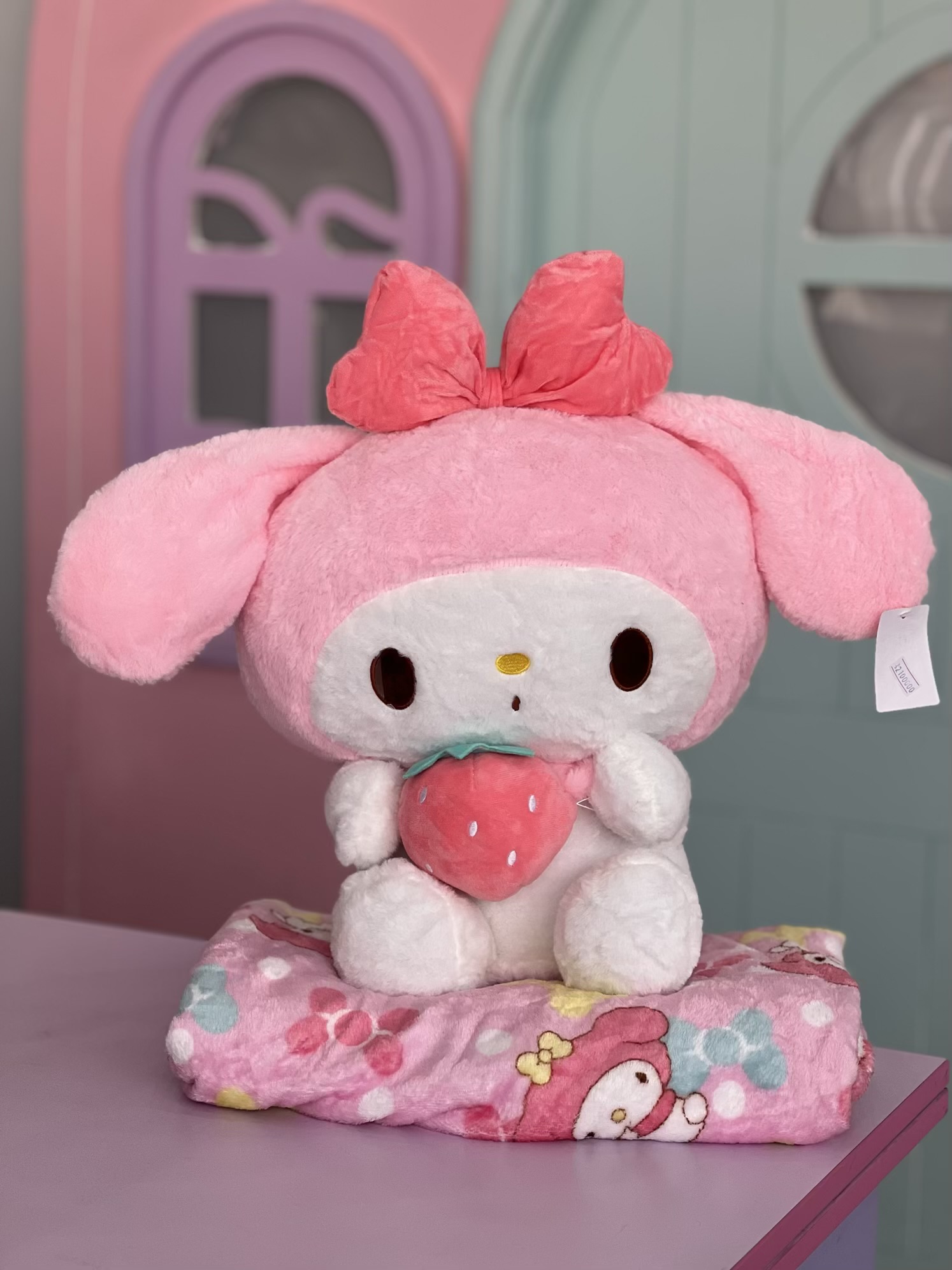 پتوبالشتی ملودی توت فرنگی