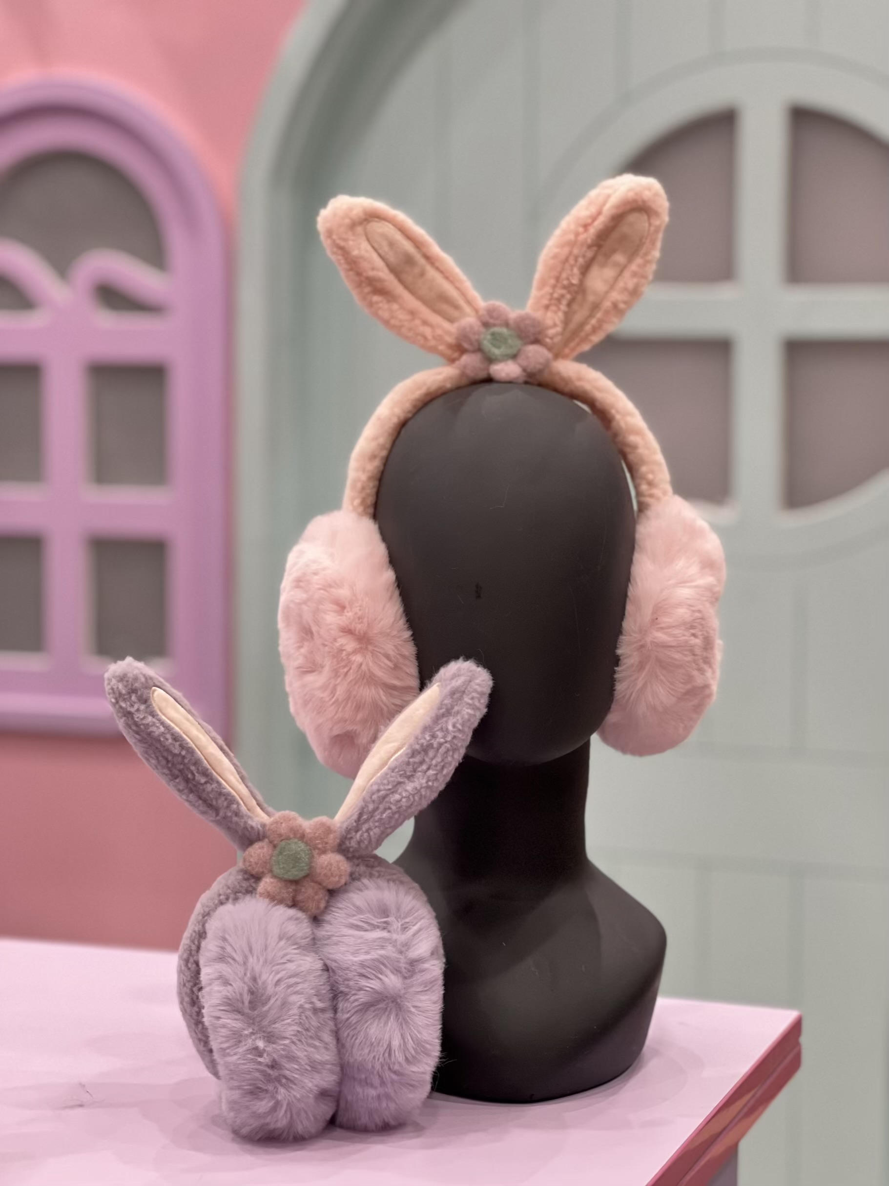 گوشگیر ساده خرگوشی گلدار