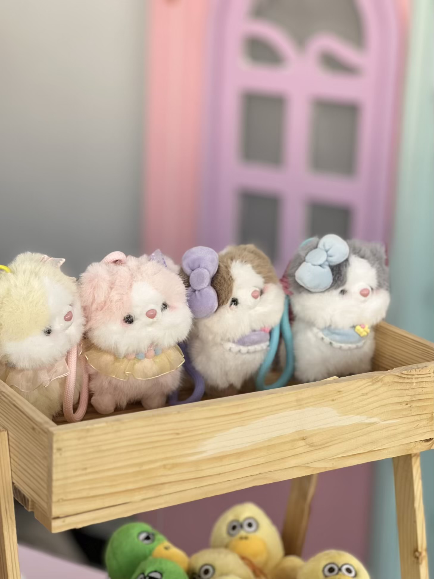 آویز عروسکی اردک و گربه