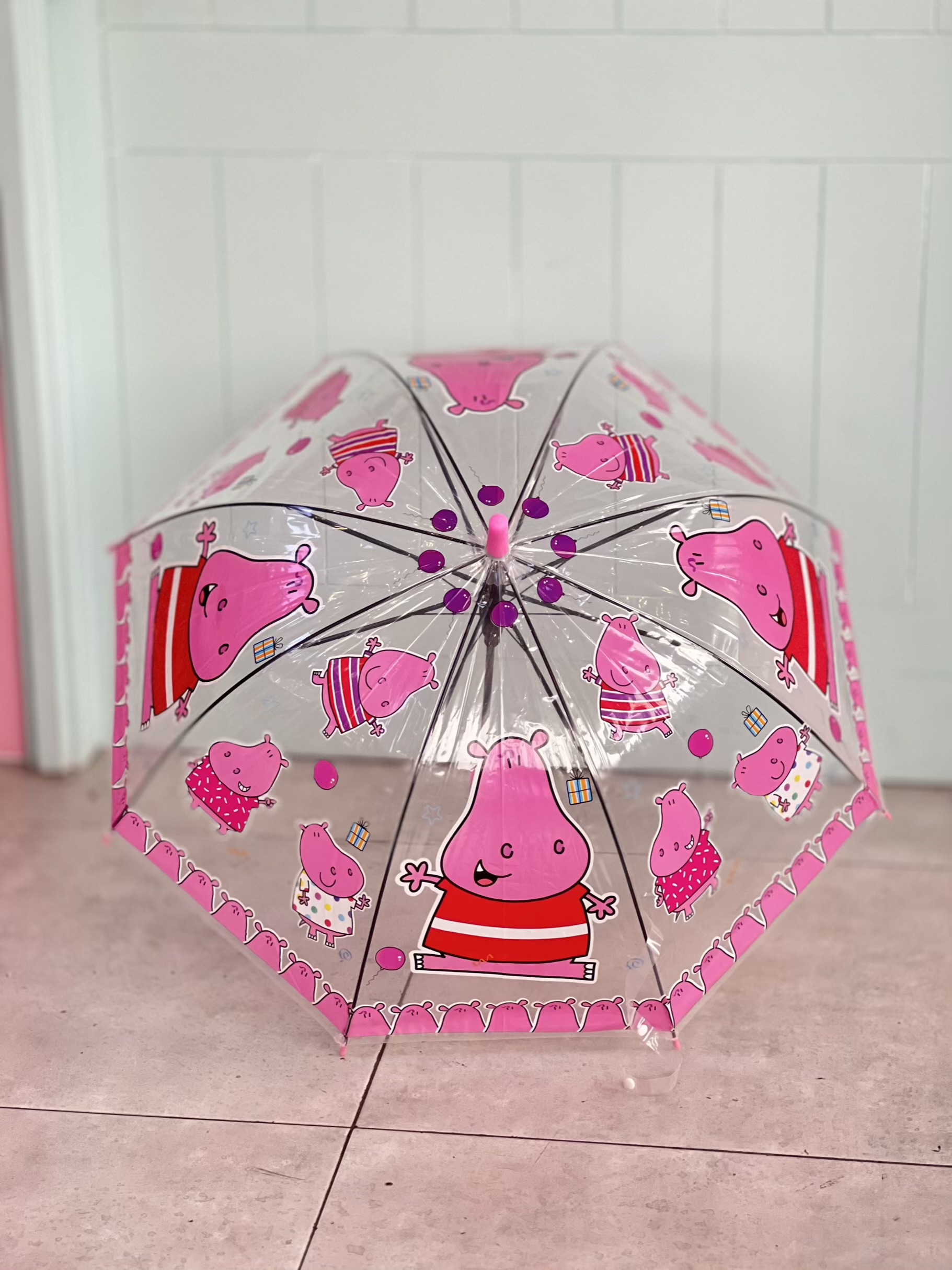 چتر پپا پیگ شفاف