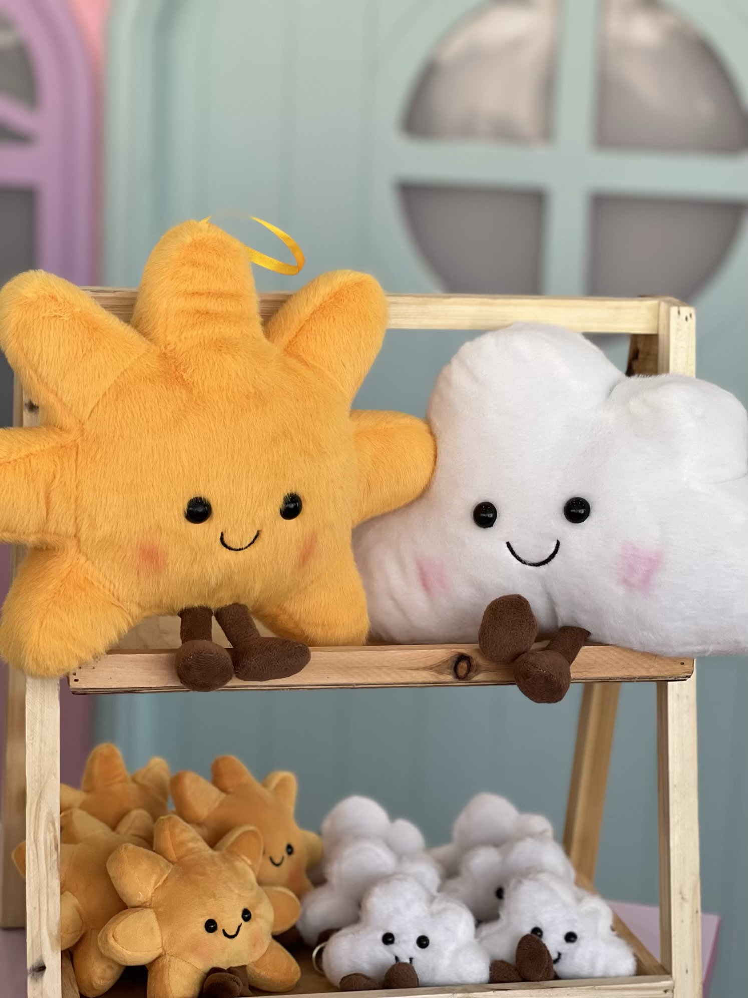 آویز عروسکی خورشید و ابر