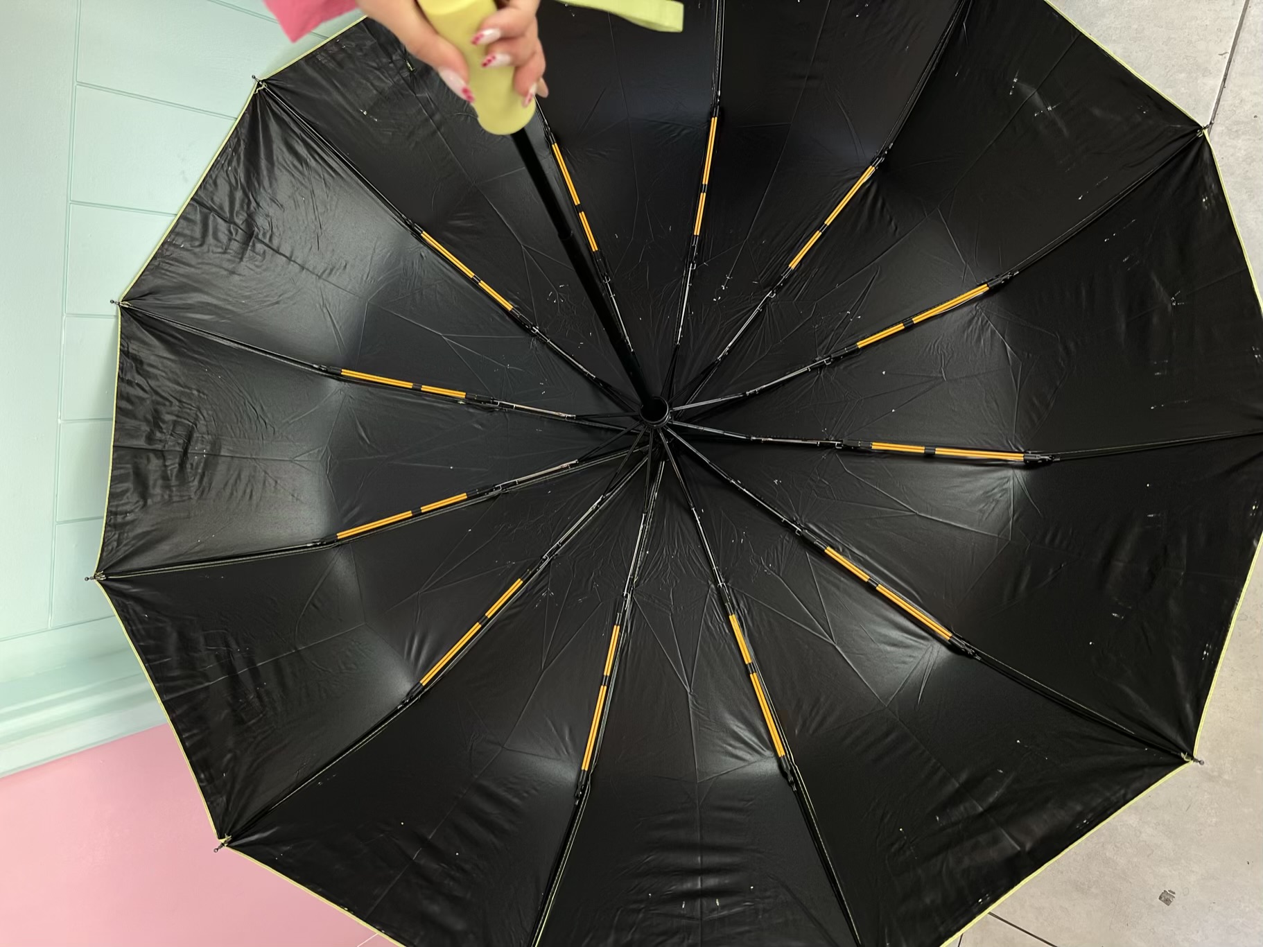 چتر سبز بزرگسال تاشو