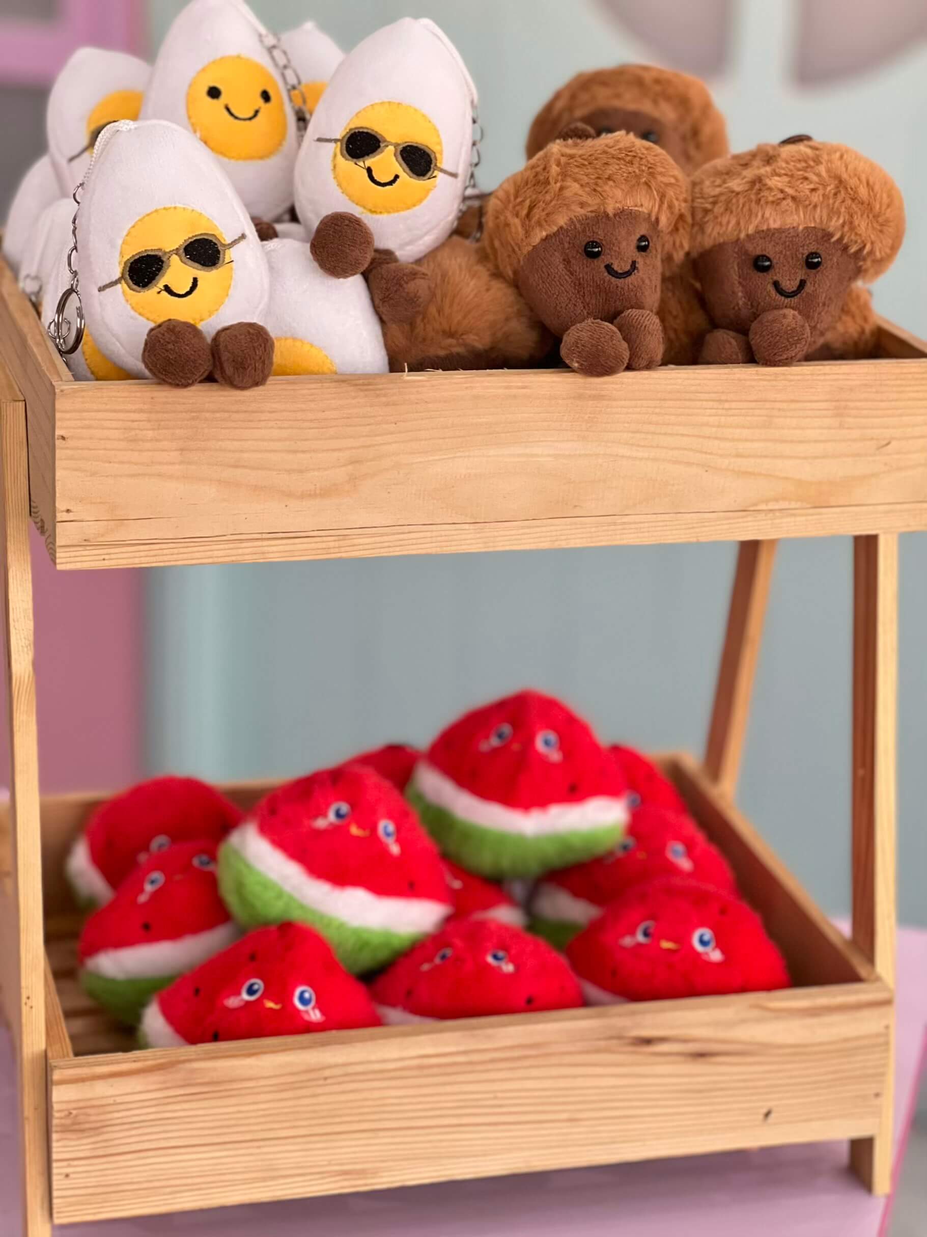 آویز عروسکی بلوط و تخم مرغ و هندوانه