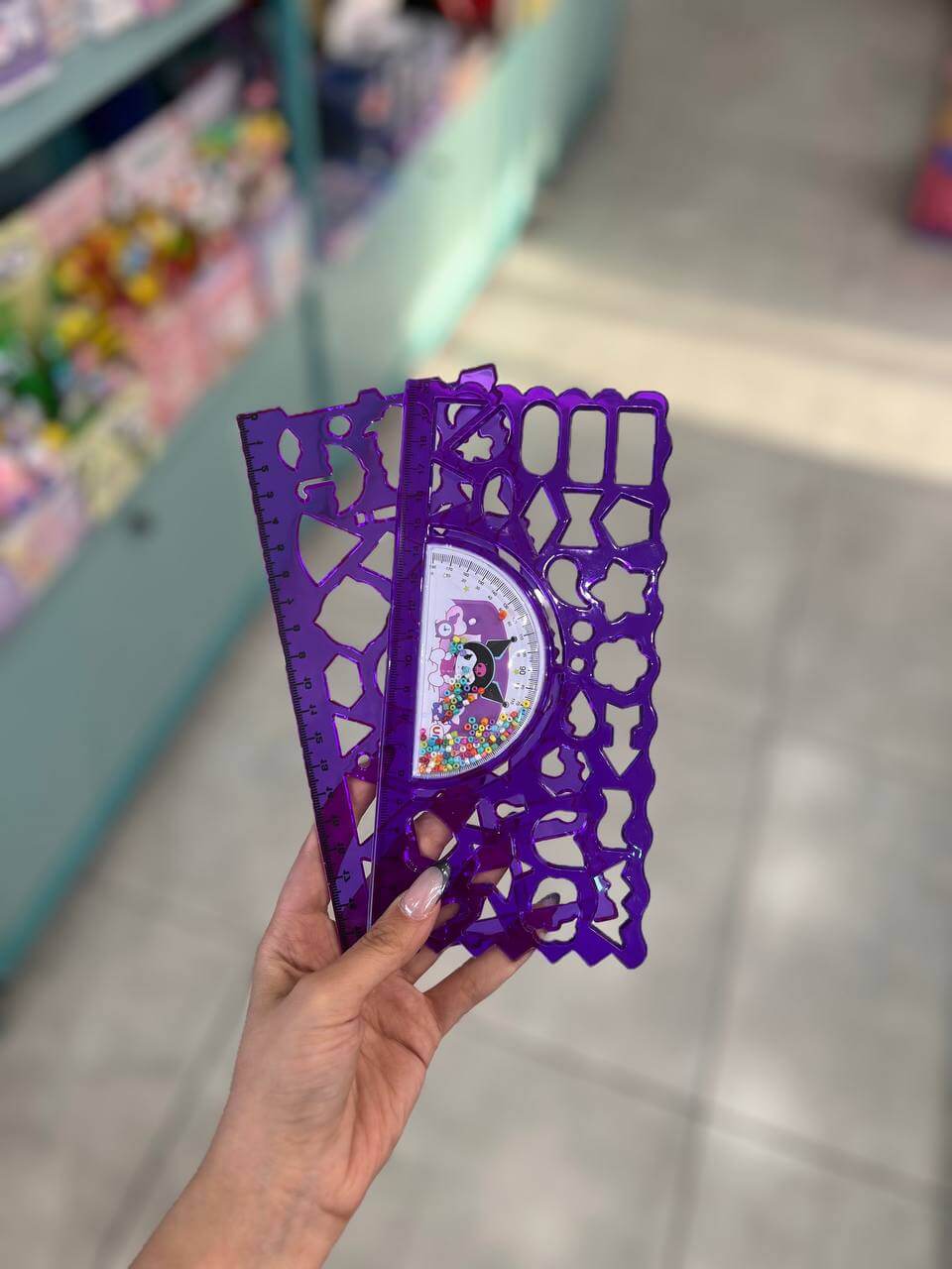 خط کش شابلون دار