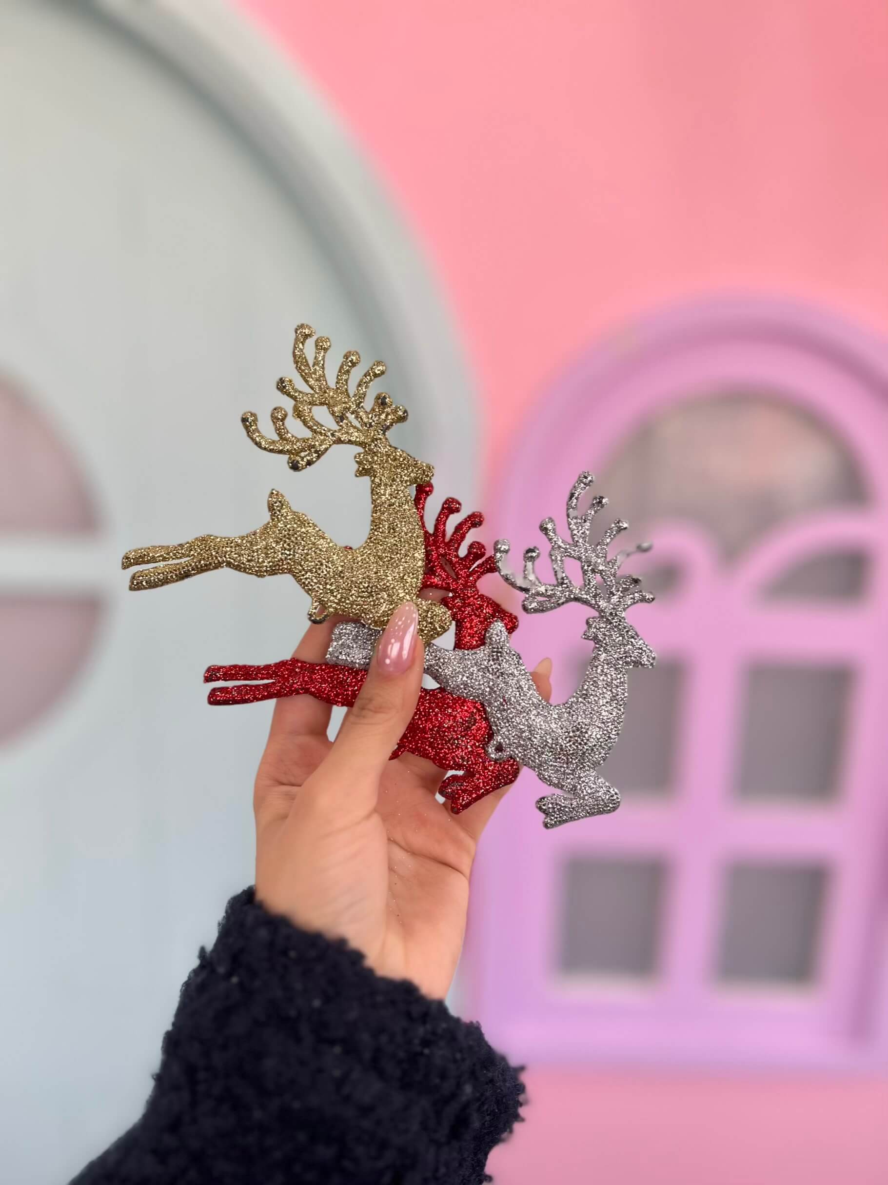 آویز گوزن اکلیلی 3تایی