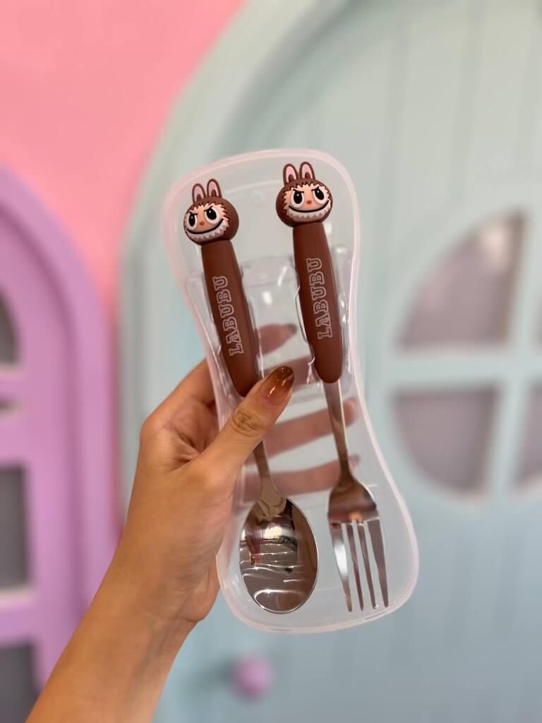 قاشق چنگال لبوبو سایز بزرگ